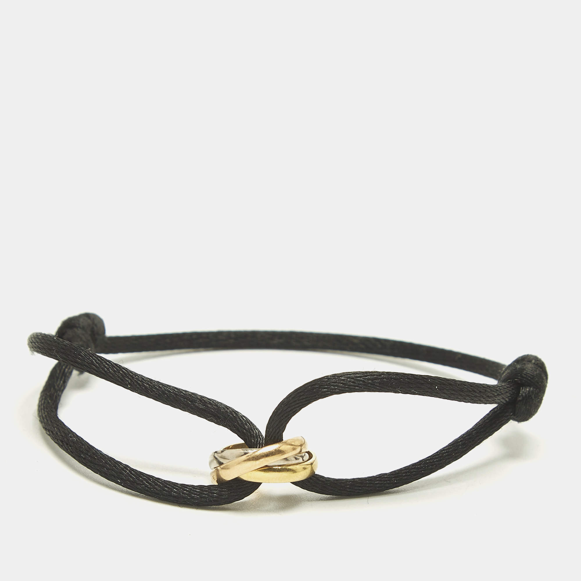 Pre Owned سوار كارتير ترينيتي ذهب ثلاثة ألوان عيار 18 حبلي