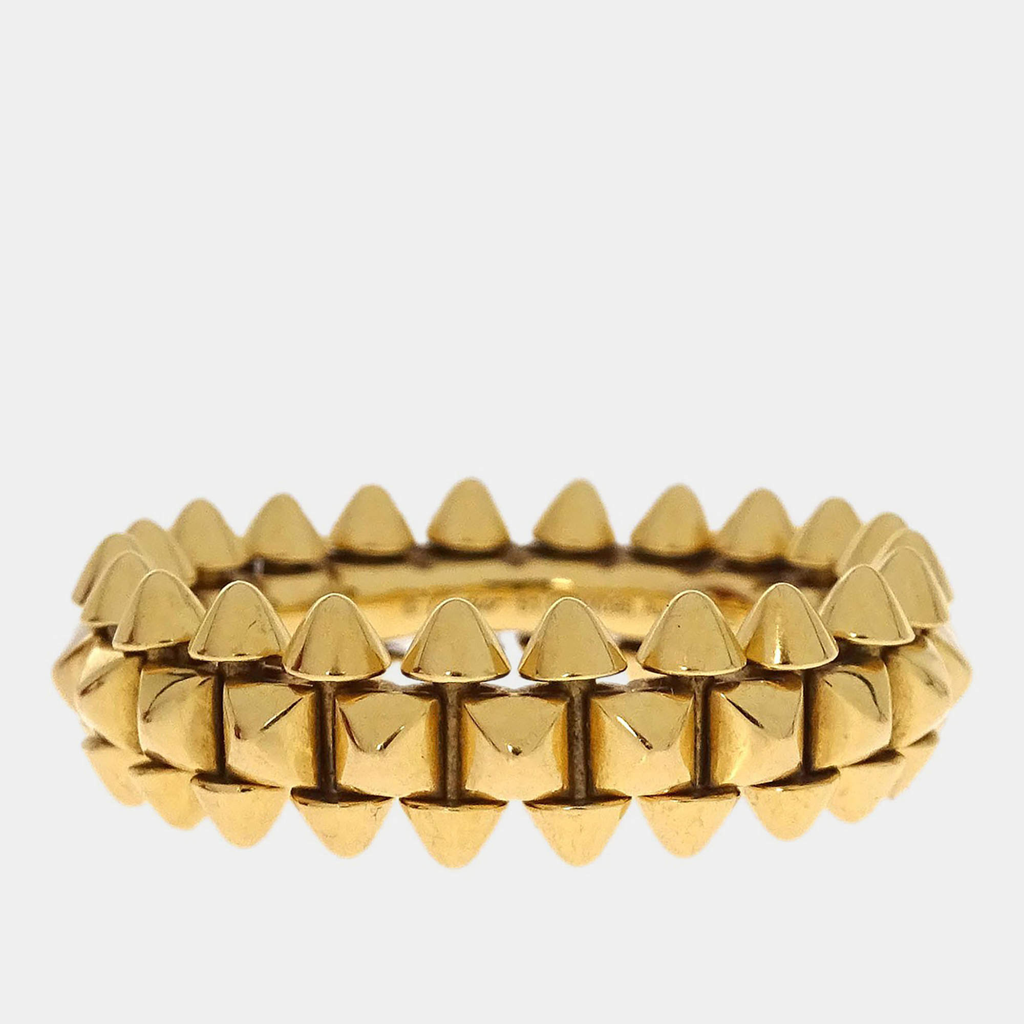 Pre Owned Cartier Clash de Cartier SM Ring GRW096 Au750 Gold #51