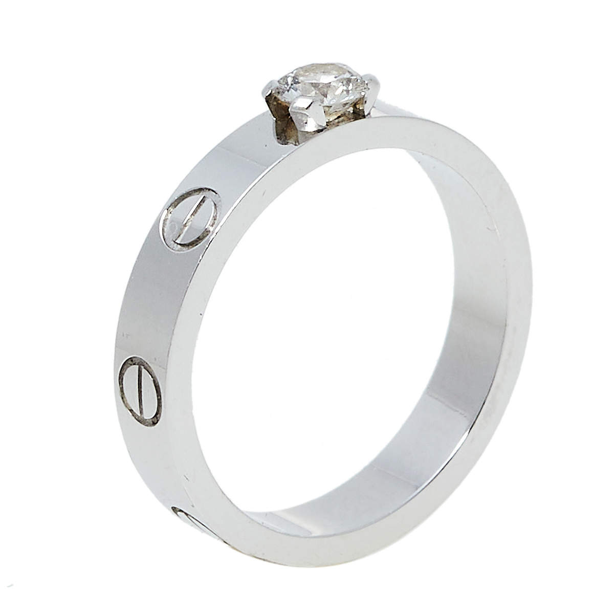 cartier love solitaire ring price