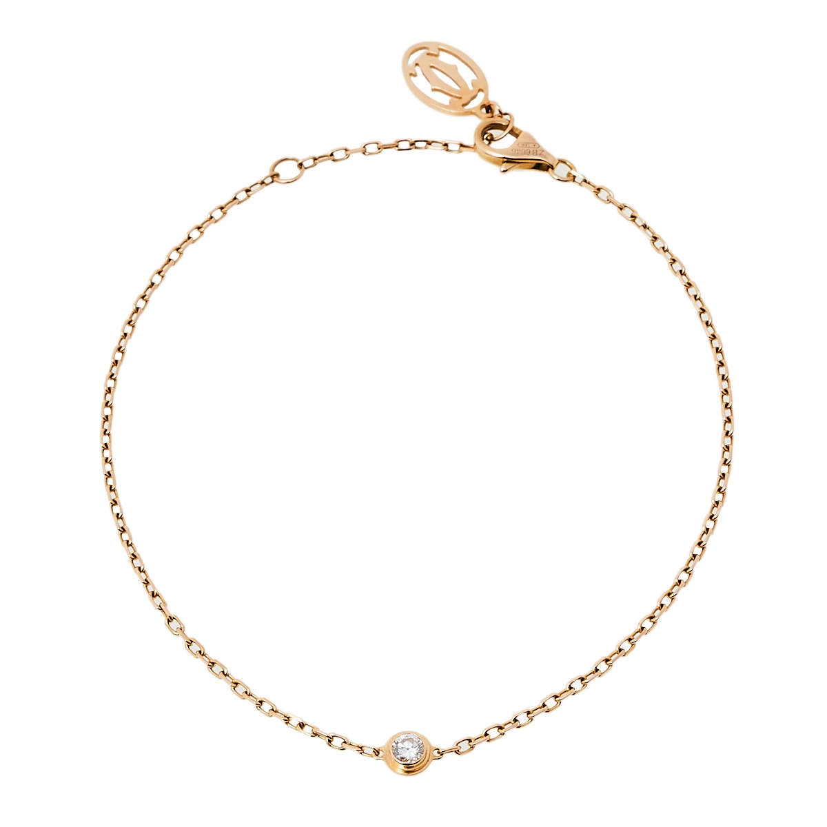 Cartier Diamants Légers De Cartier Diamond 18K Rose Gold Bracelet