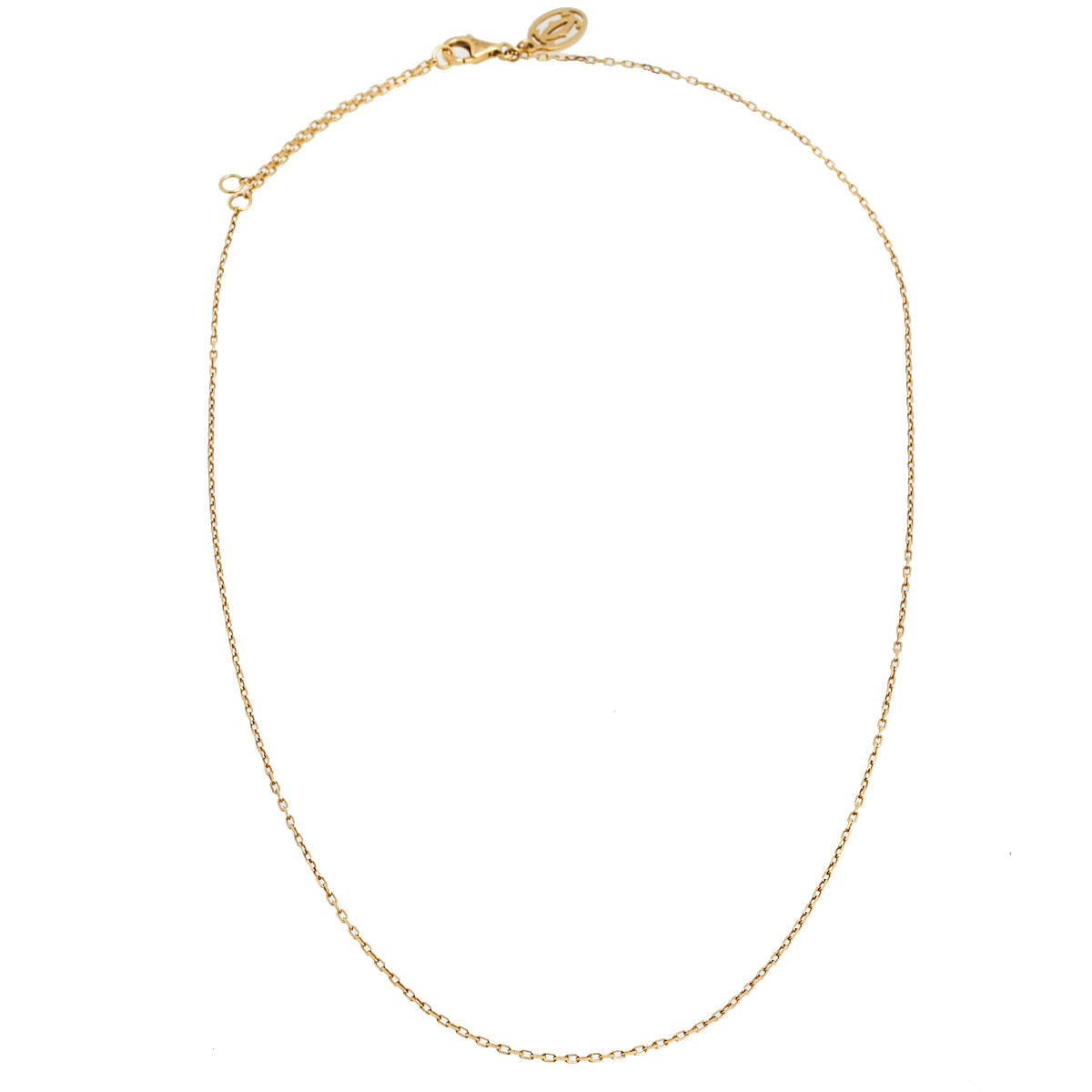 Cartier 18K Yellow Gold Chain Necklace