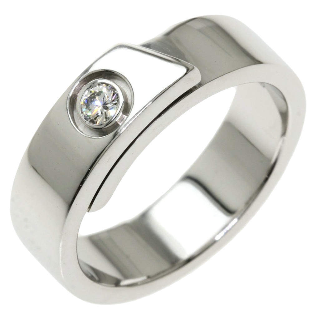 Pre Owned Cartier Anniversary 18K White Gold Diamond Ring EU 54
