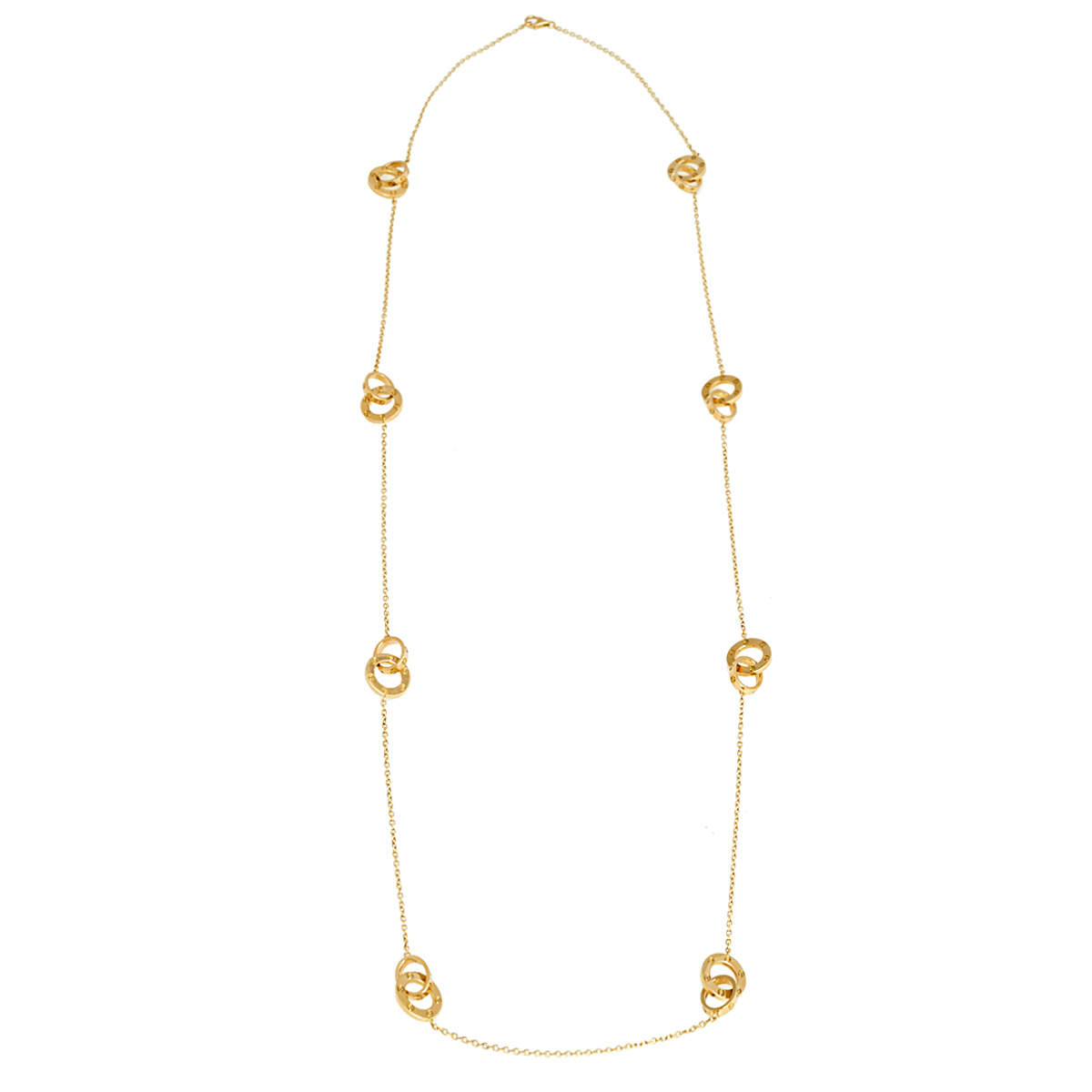 Cartier Love 18k Yellow Gold Long Necklace