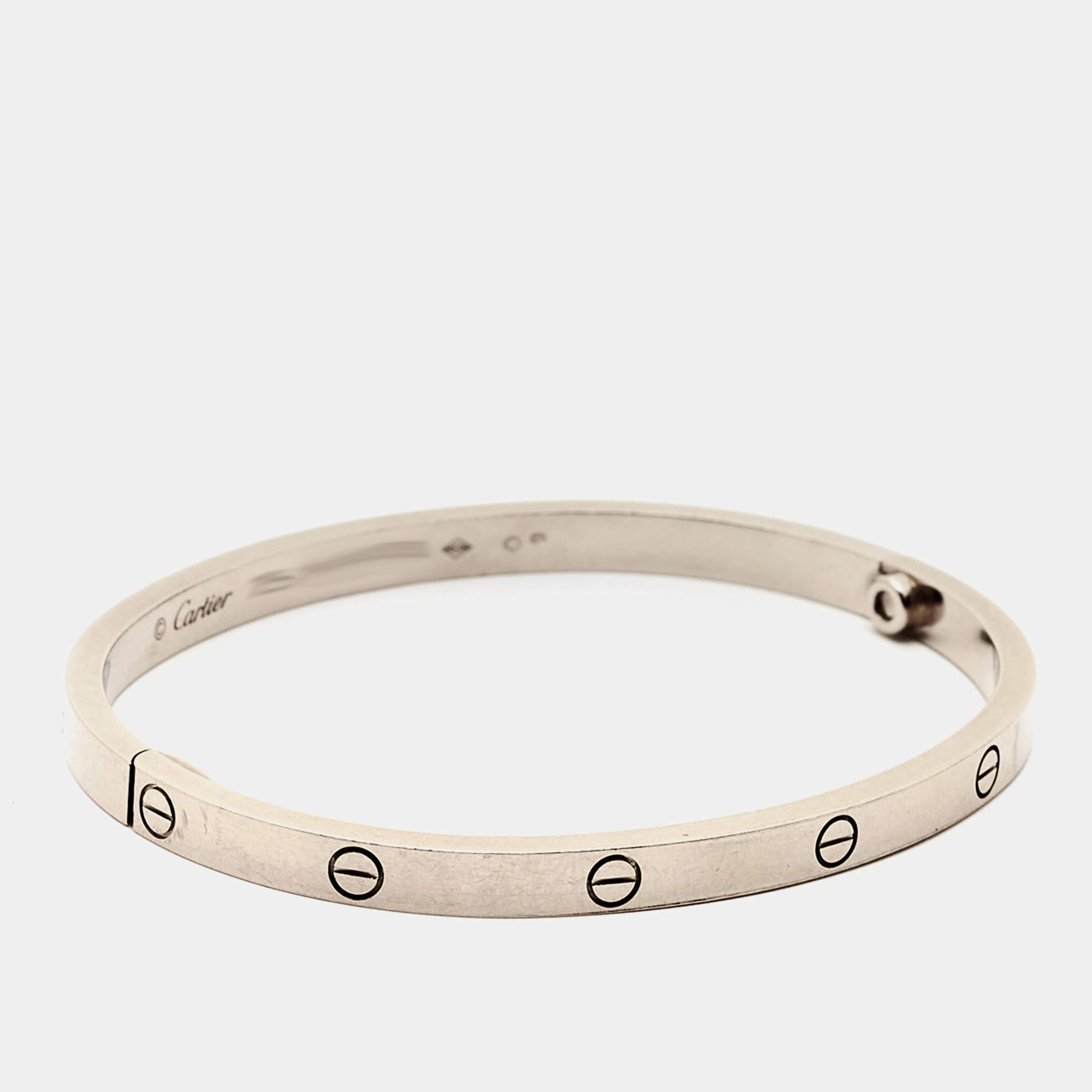 Cartier Small White Gold LOVE Bracelet