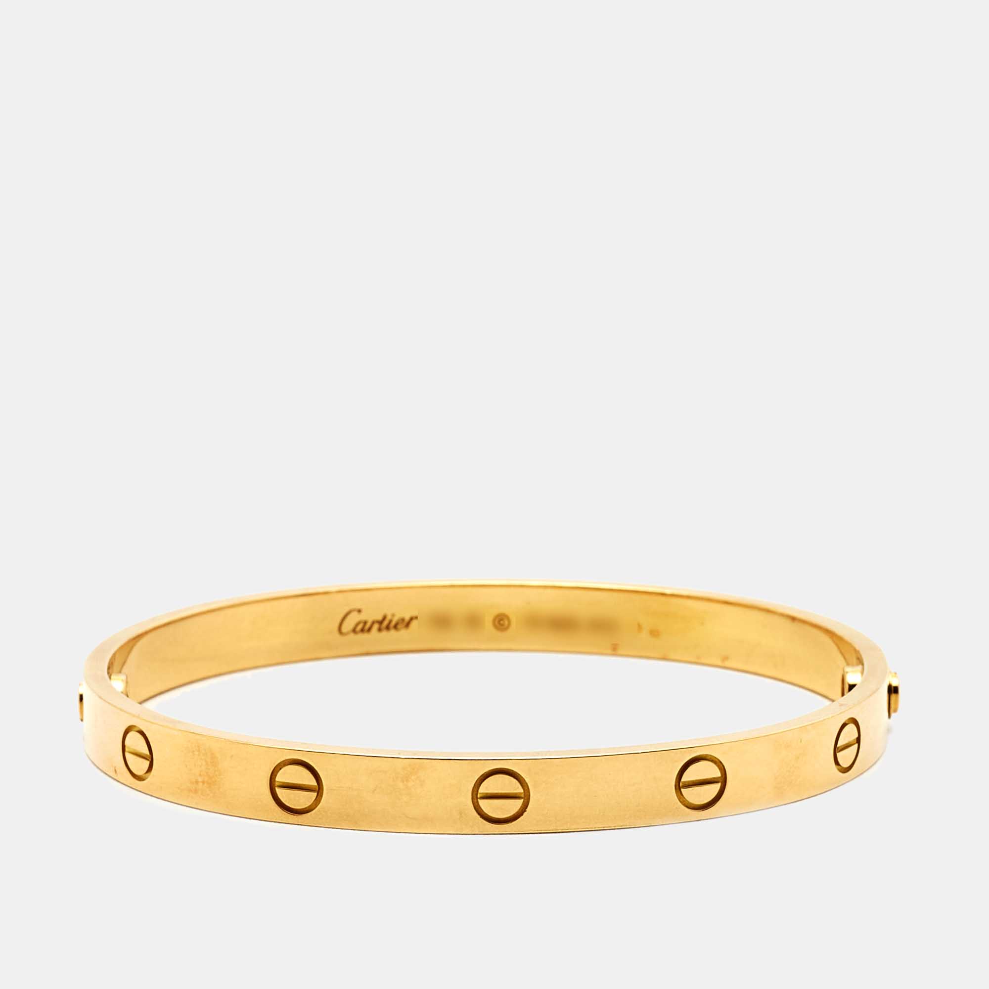 Cartier Love 18k Yellow Gold Bracelet 18
