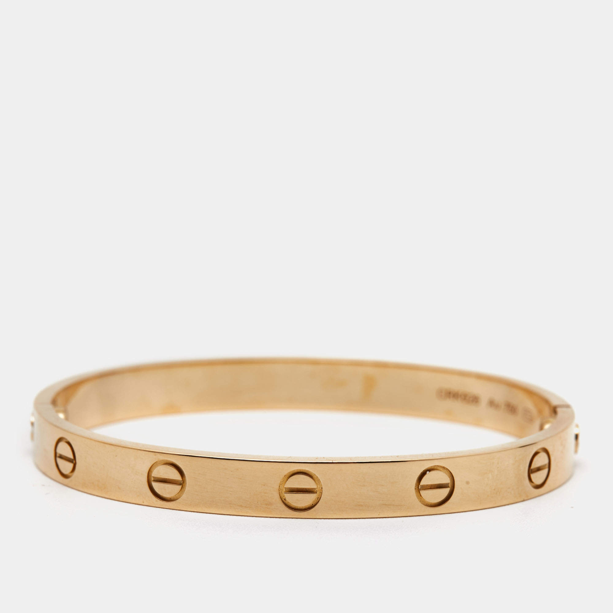 مملوكة مسبقًا Cartier Love 18k Yellow Gold Bracelet 16