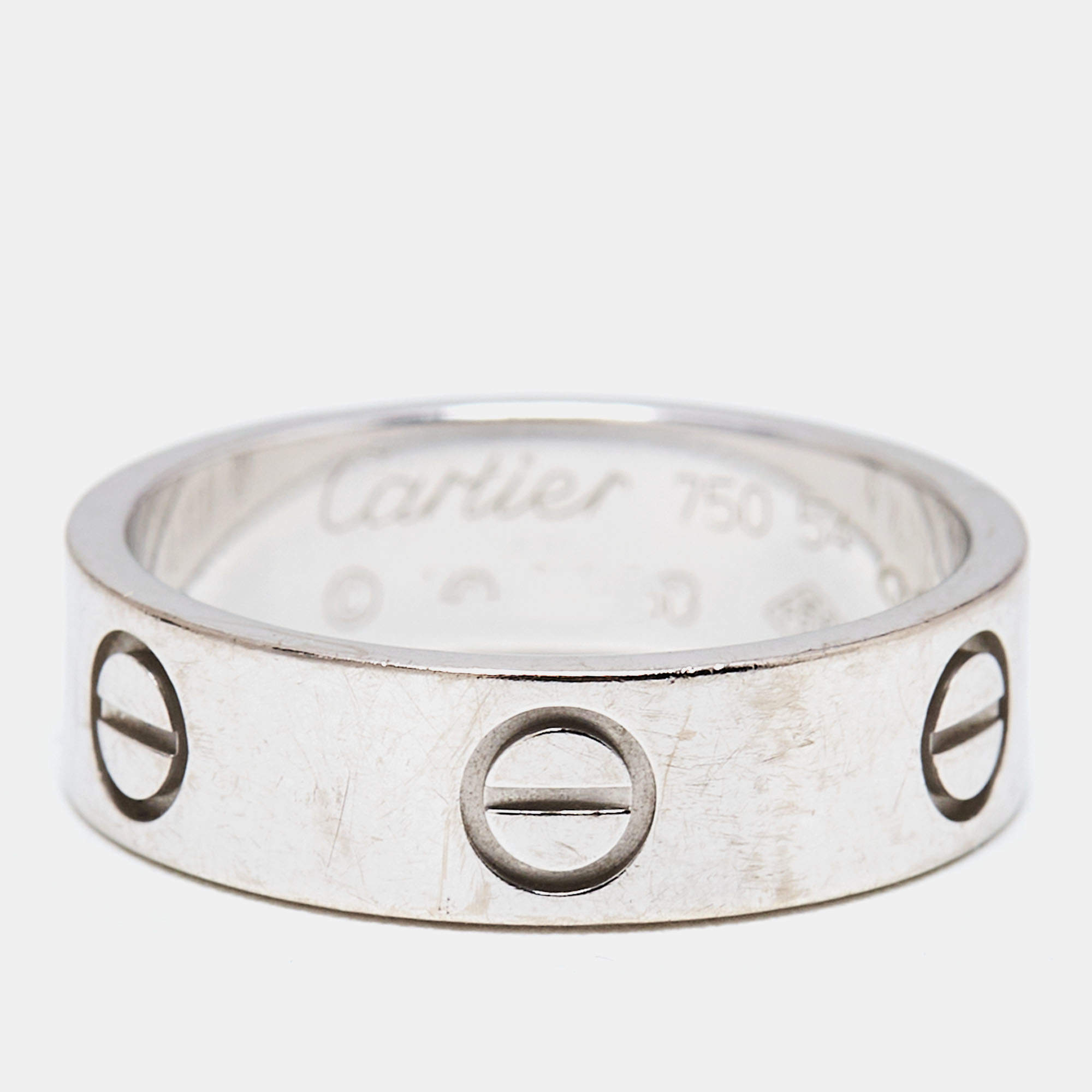 Cartier love ring white gold clearance price