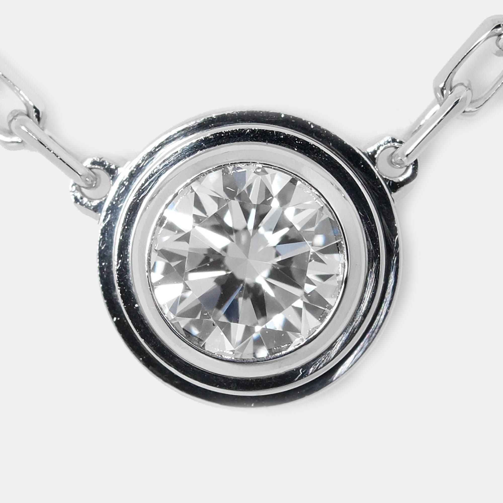 Cartier bezel outlet necklace