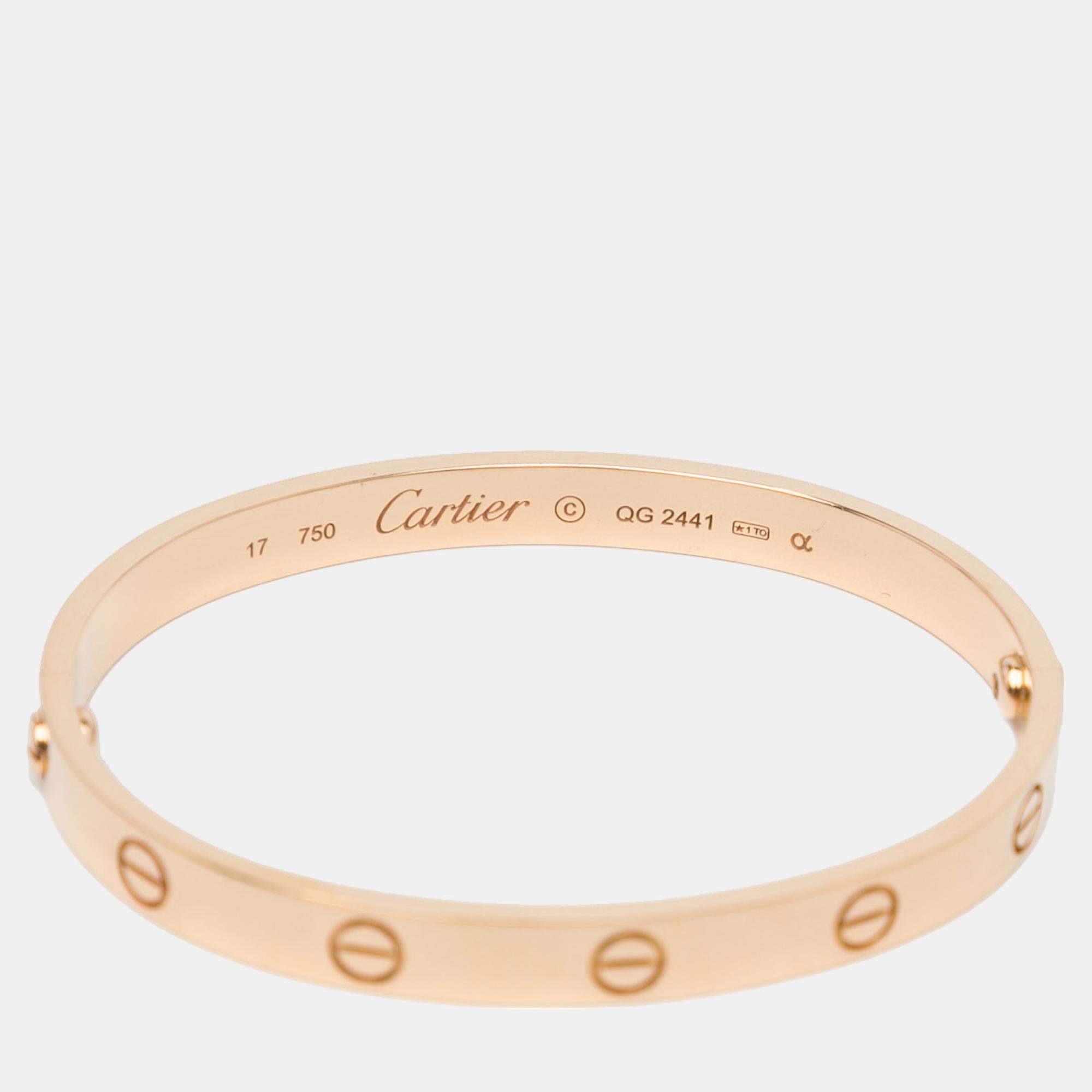 Cartier 18K Gold Love Bracelet Cartier TLC