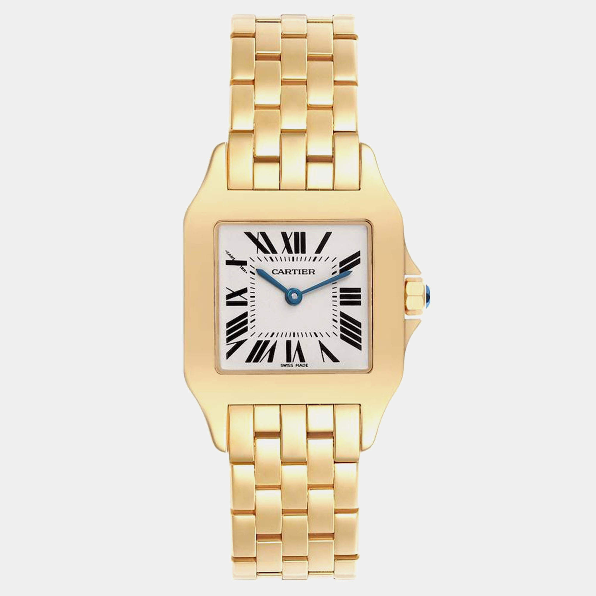 Cartier Santos Demoiselle Midsize Yellow Gold Ladies Watch W25062X9