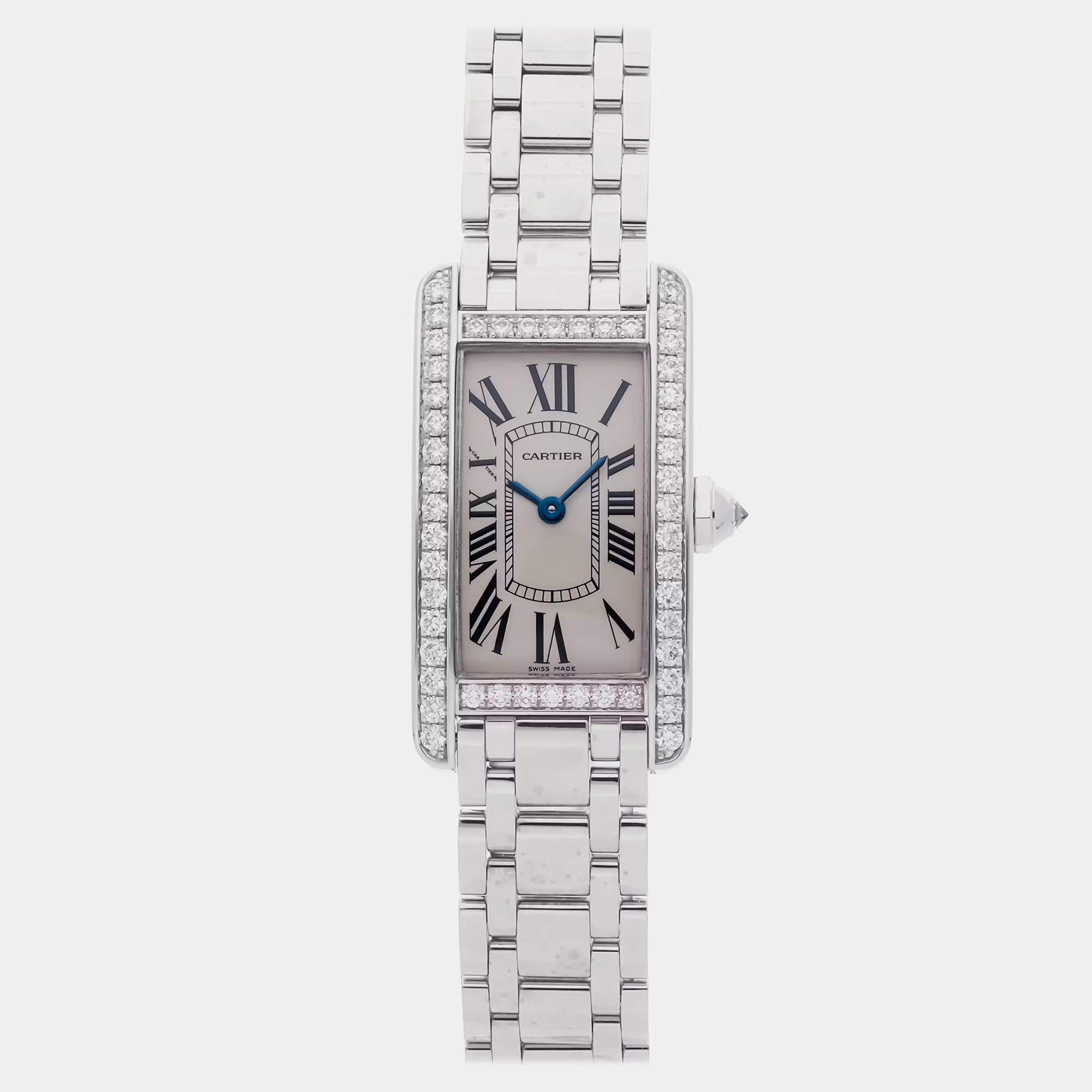 Pre-Owned Cartier Tank Americaine Woman Watch 18 mm