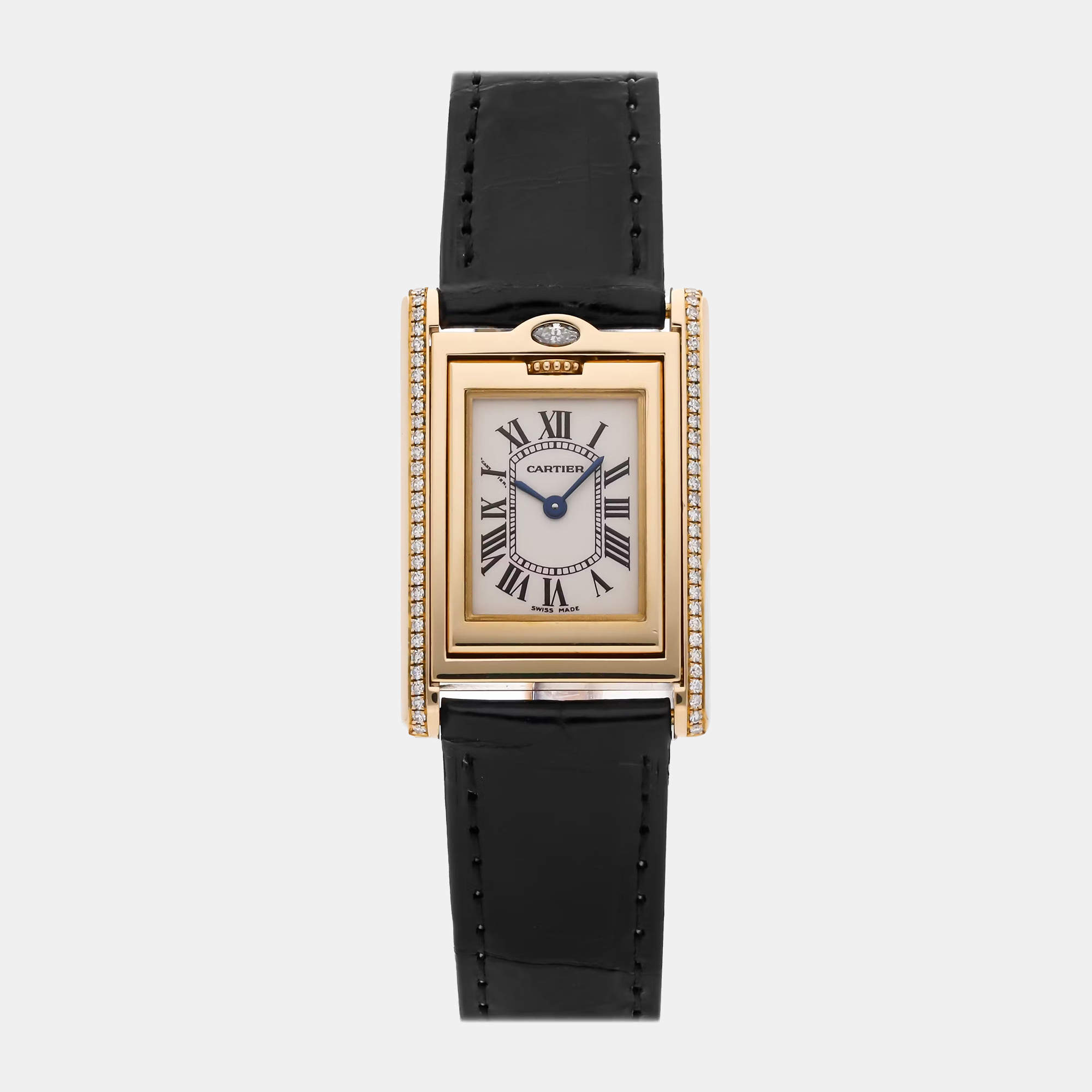 Pre-Owned Cartier Tank Basculante WA202251 23 x 37 mm