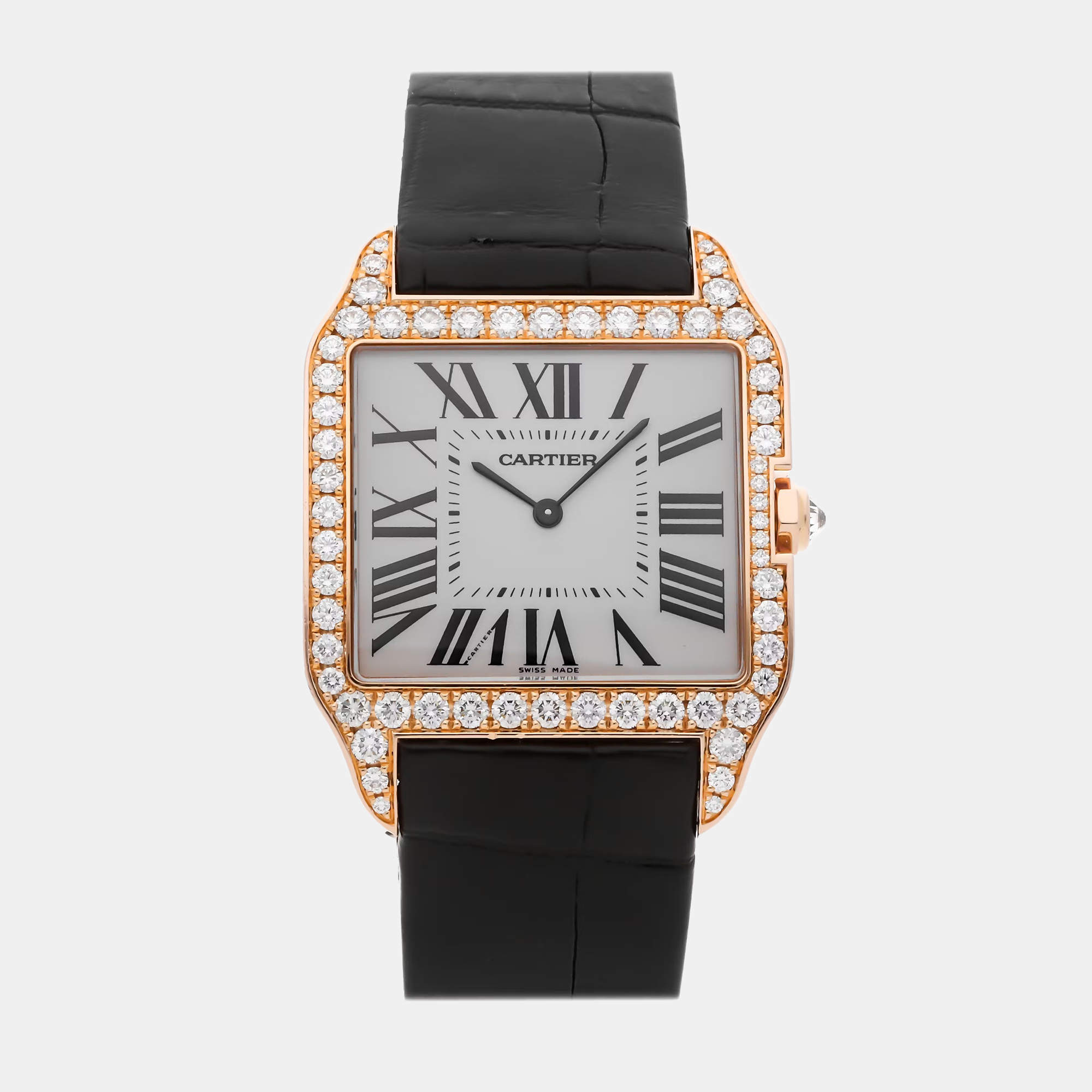 Pre-Owned Cartier Santos Dumont WH100451 38 mm x 30 mm