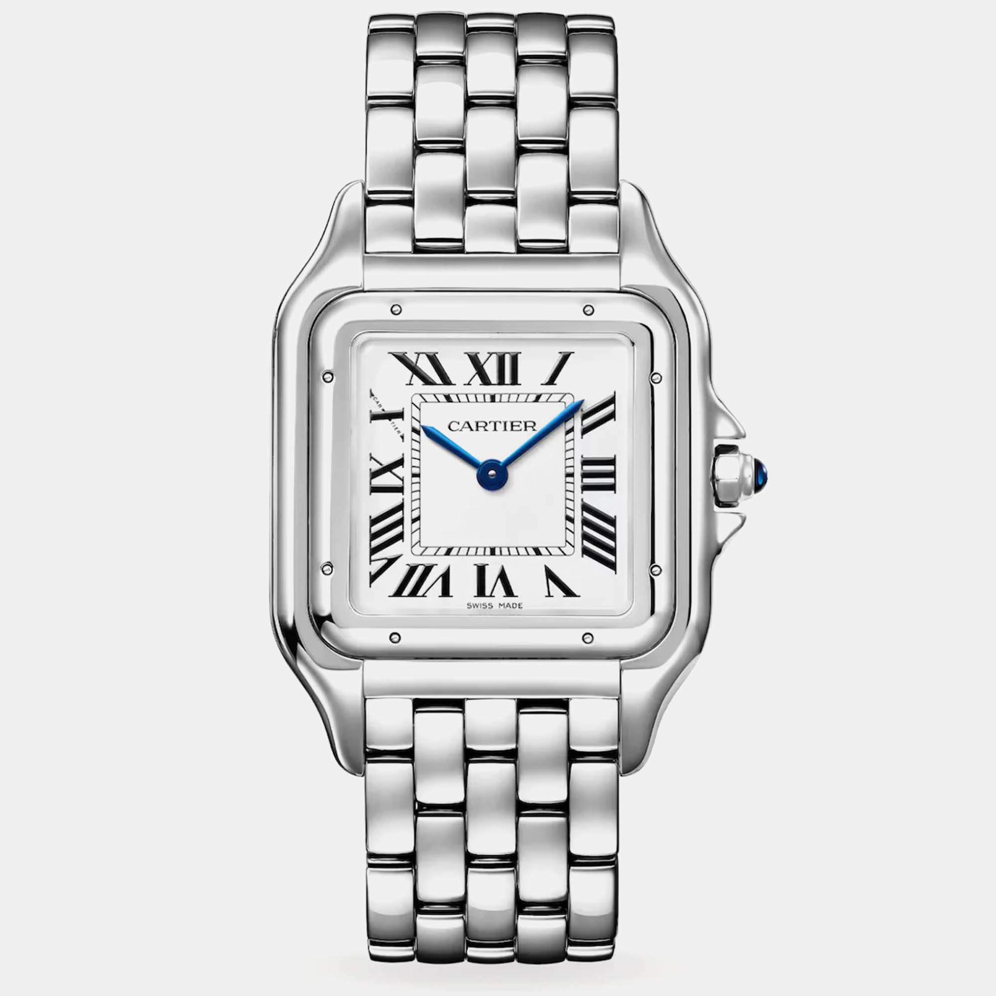 Panthère de Cartier WSPN0011 Automatic White Stainless Steel Women's Wristwatch 31 mm