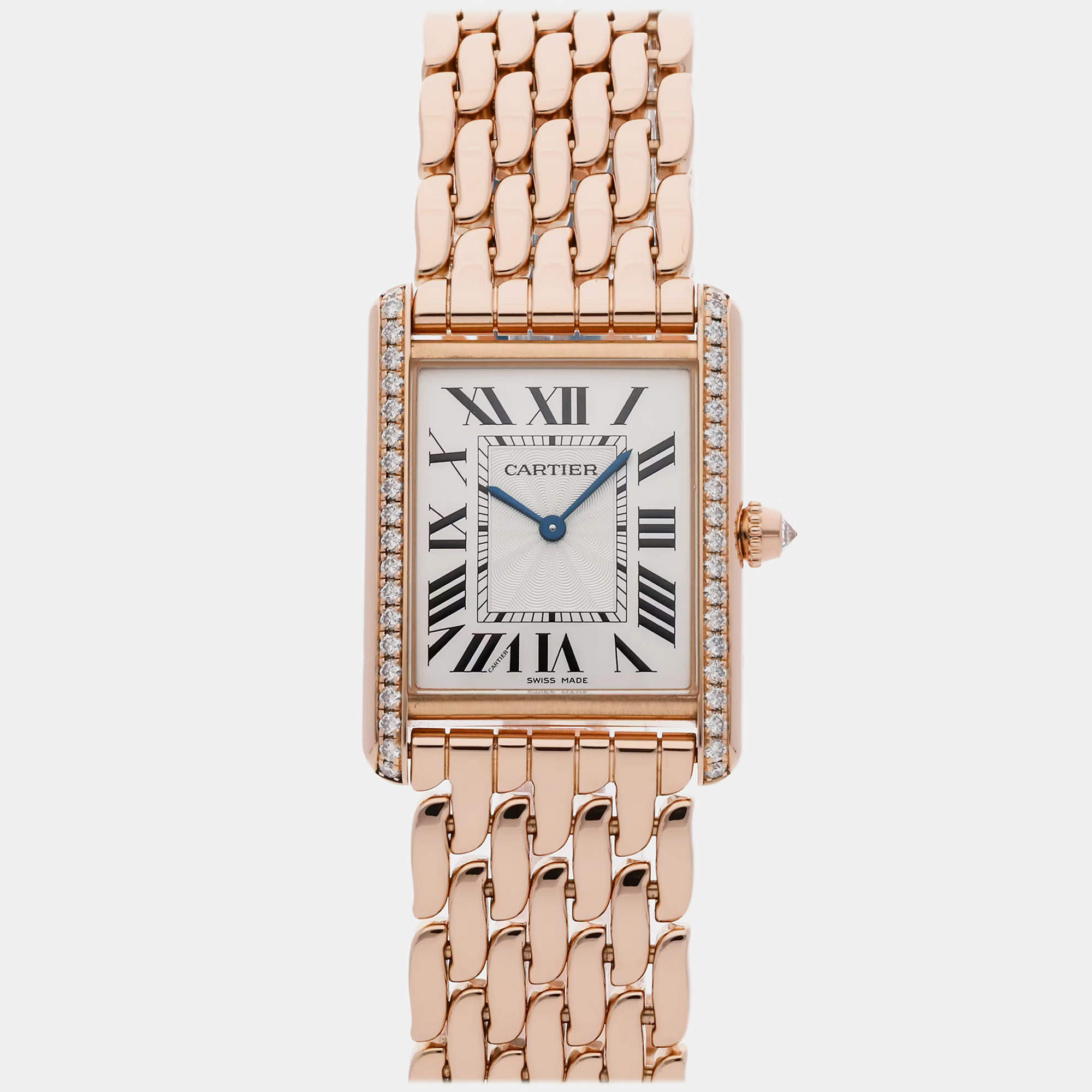 Pre Owned Pre-Owned Cartier Tank Louis WJTA0021 Manual Winding 33 mm x25 mm