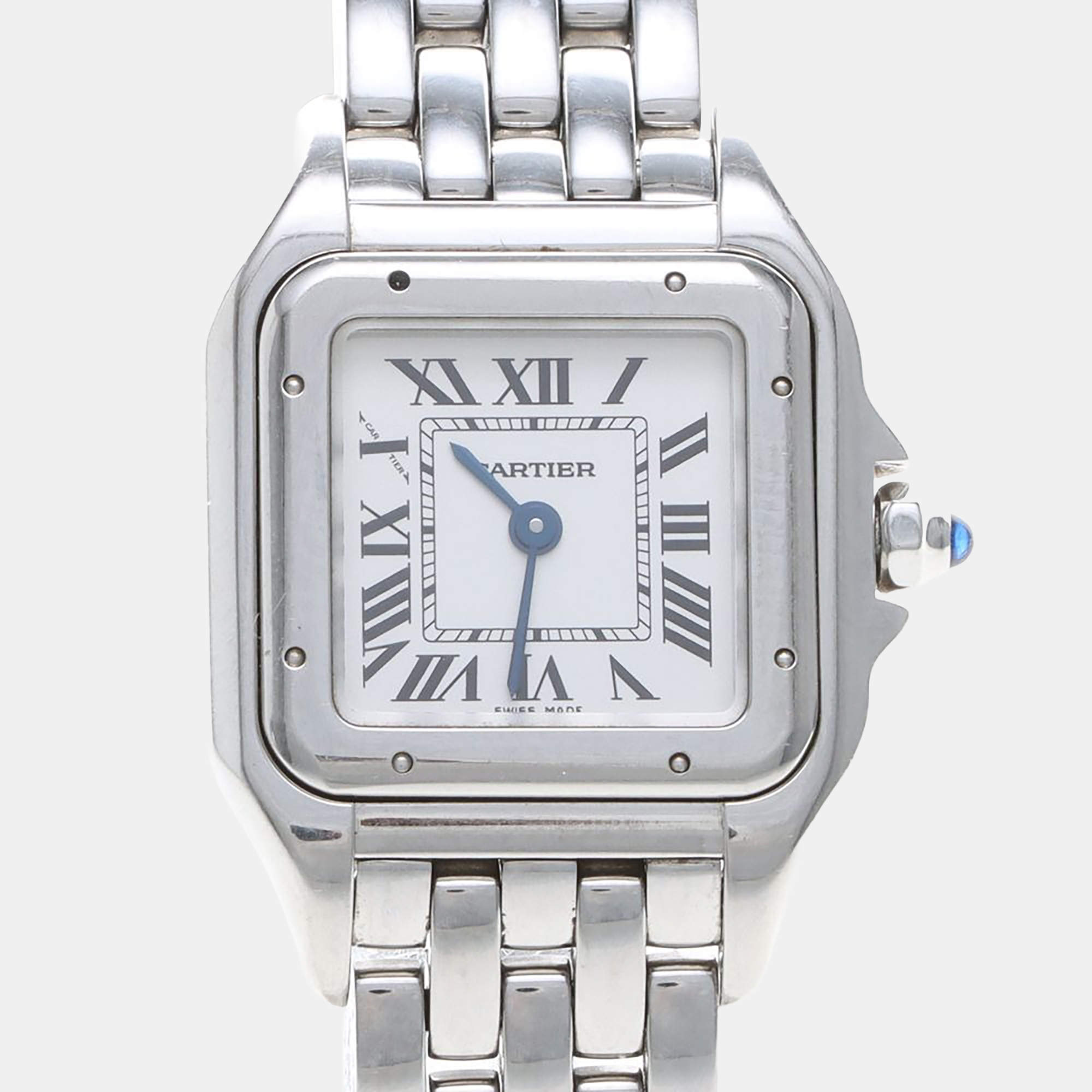 مملوكة مسبقًا Cartier Panthere WSPN0006 Quartz Stainless Steel Women's Wristwatch 22 mm