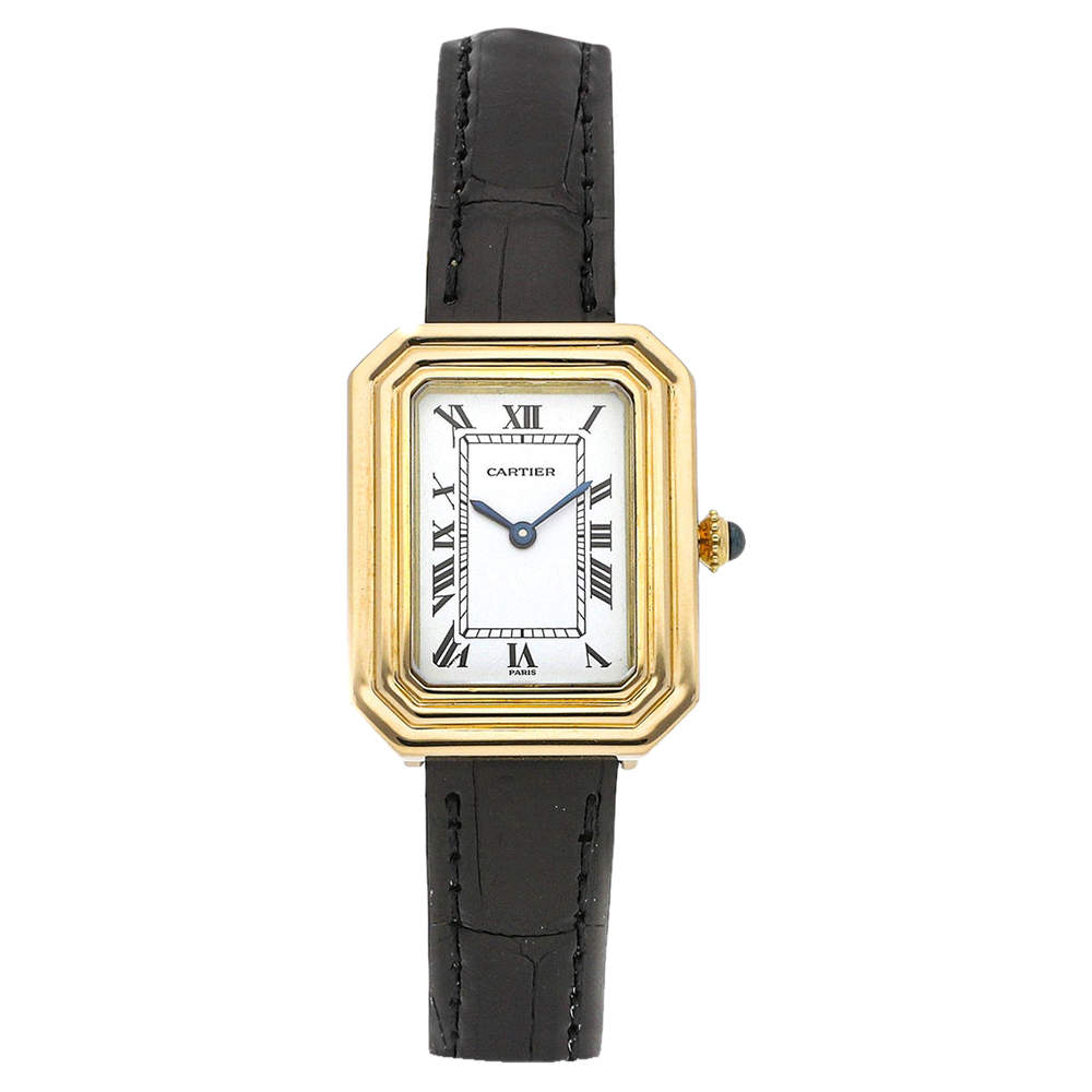 Cartier Silver 18K Yellow Gold and 