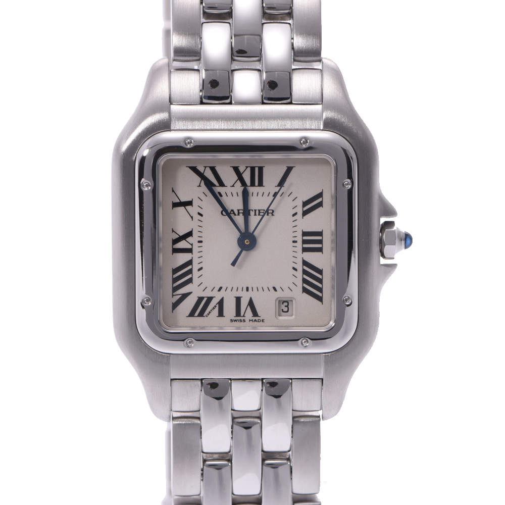 Cartier White Stainless Steel Panthère de Cartier Women's Wristwatch 22 MM