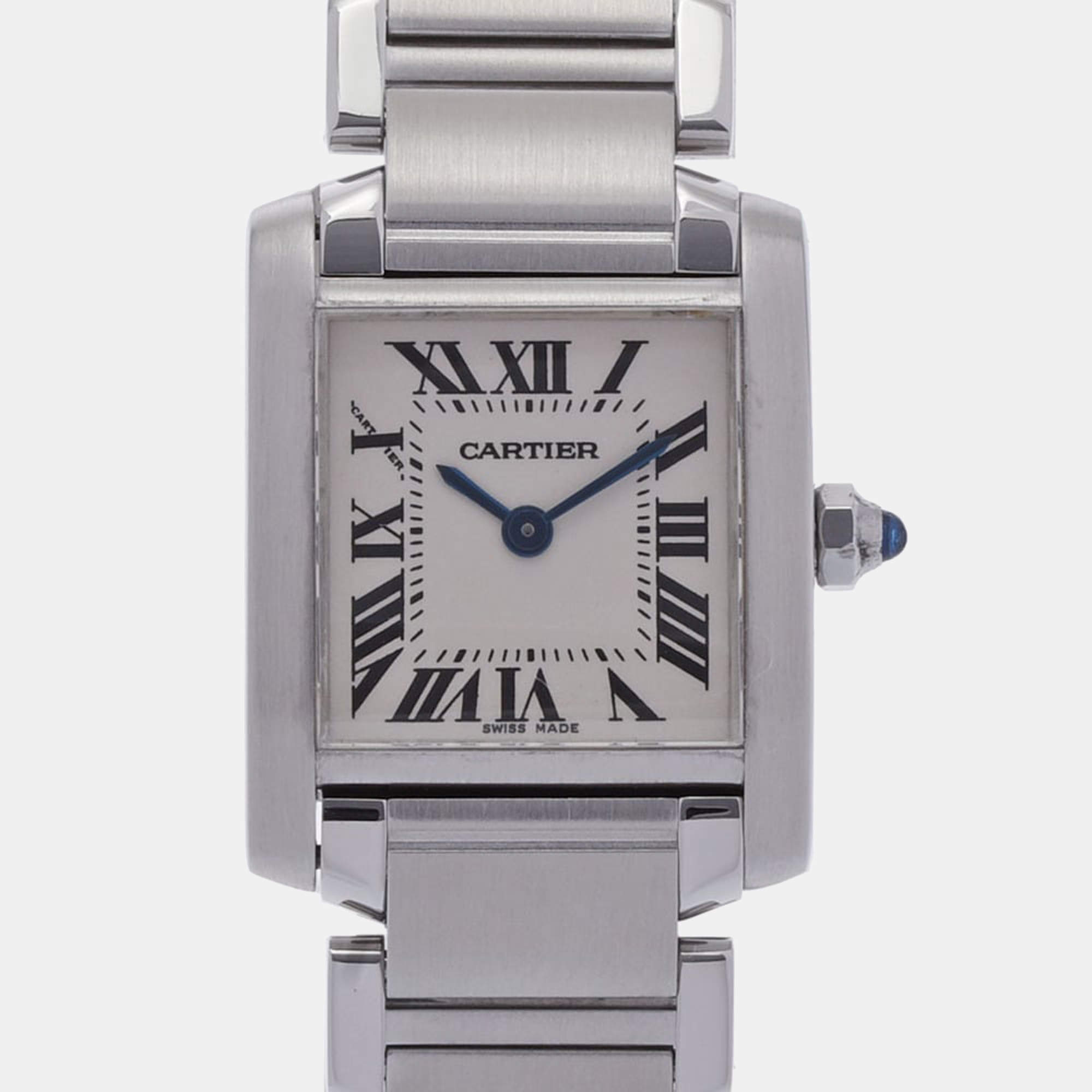 Cartier Tank Francaise Steel Ladies Watch W51008Q3