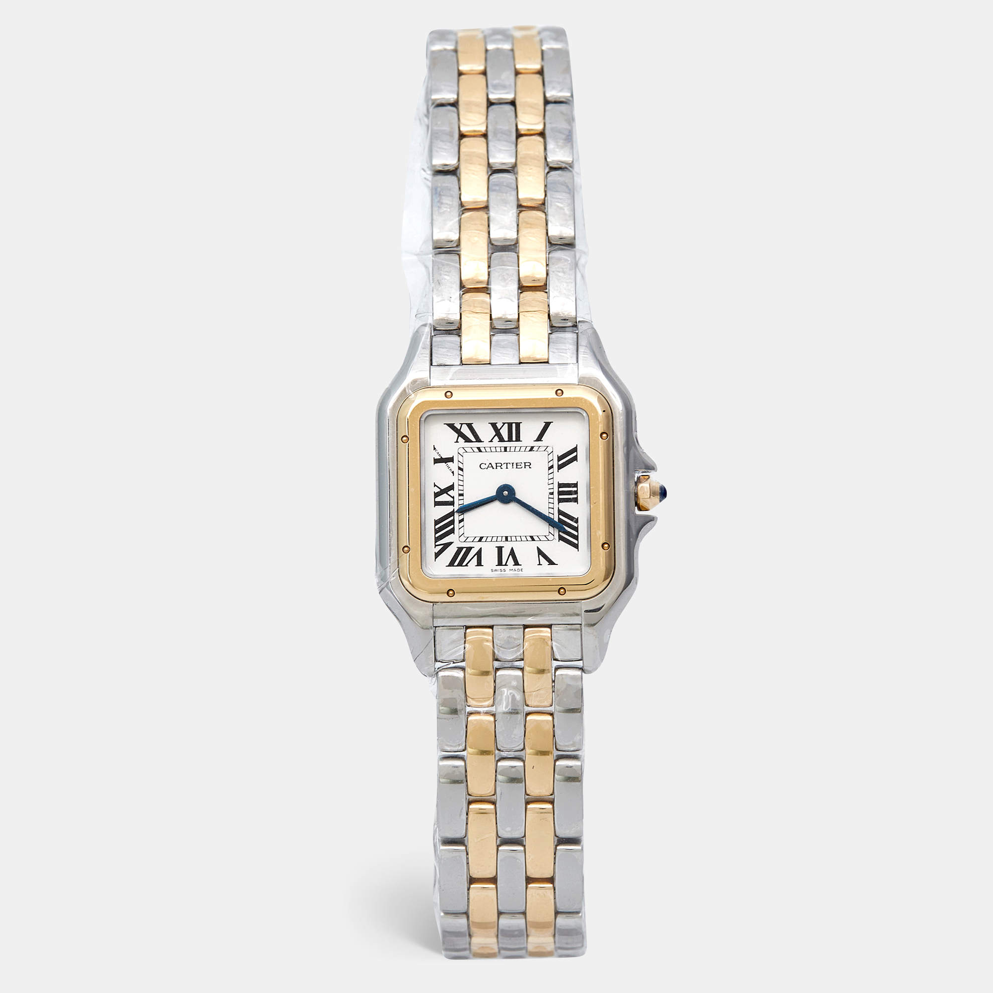 Cartier Panthère de Cartier 18K Yellow Gold & Steel Medium Model Quartz W2PN0007 27 MM X 37 MM Watch