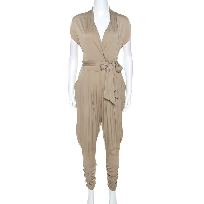 silk harem jumpsuit