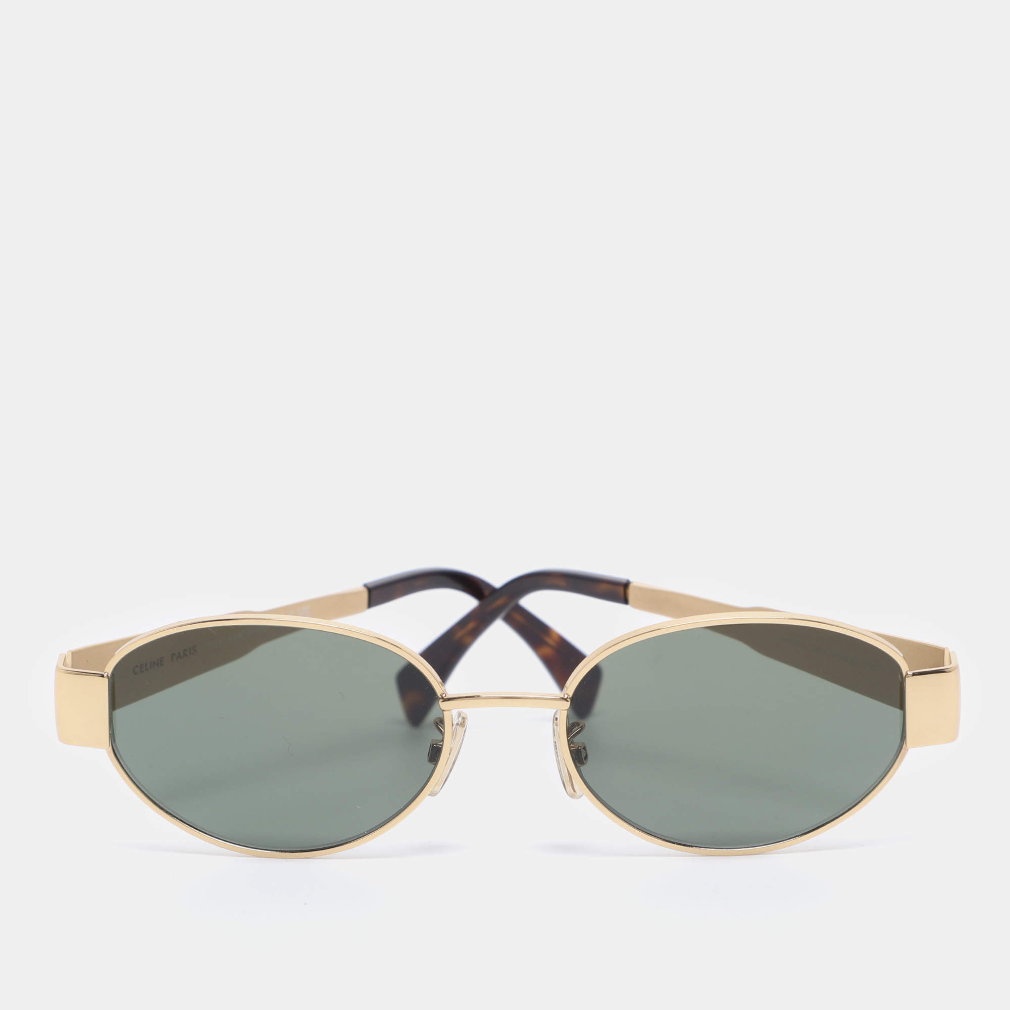مملوكة مسبقًا Celine Green/Gold CL40235U Sunglasses 