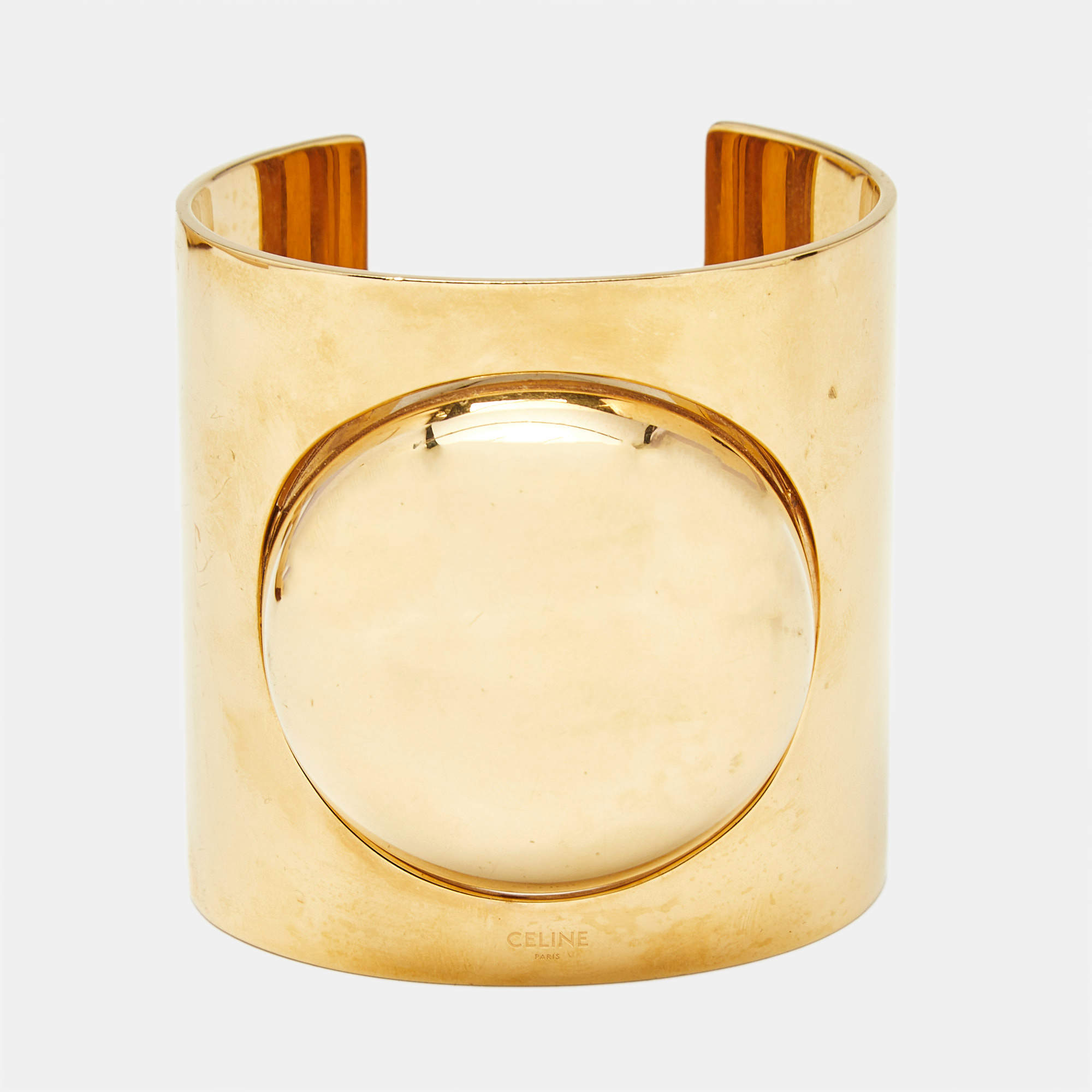 Pre Owned Celine Gold Tone Bracelet