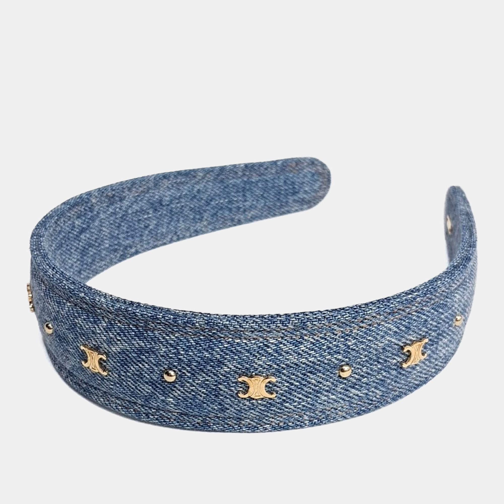 Pre Owned Celine denim headband