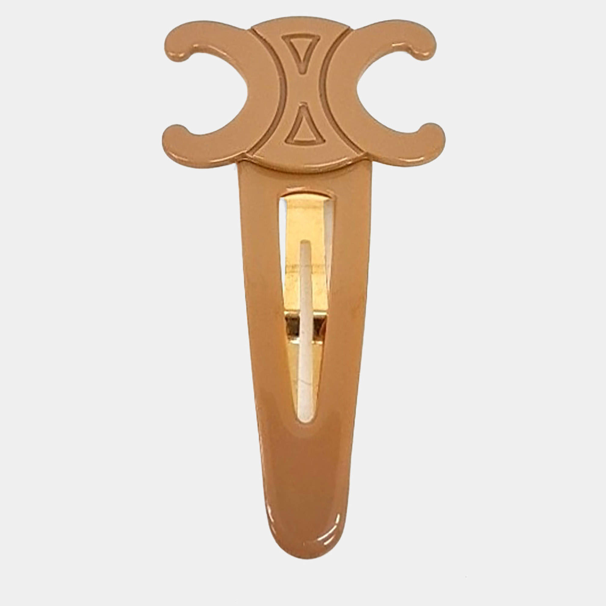 مملوكة مسبقًا Céline Triomphe Large Snap Hair Clip