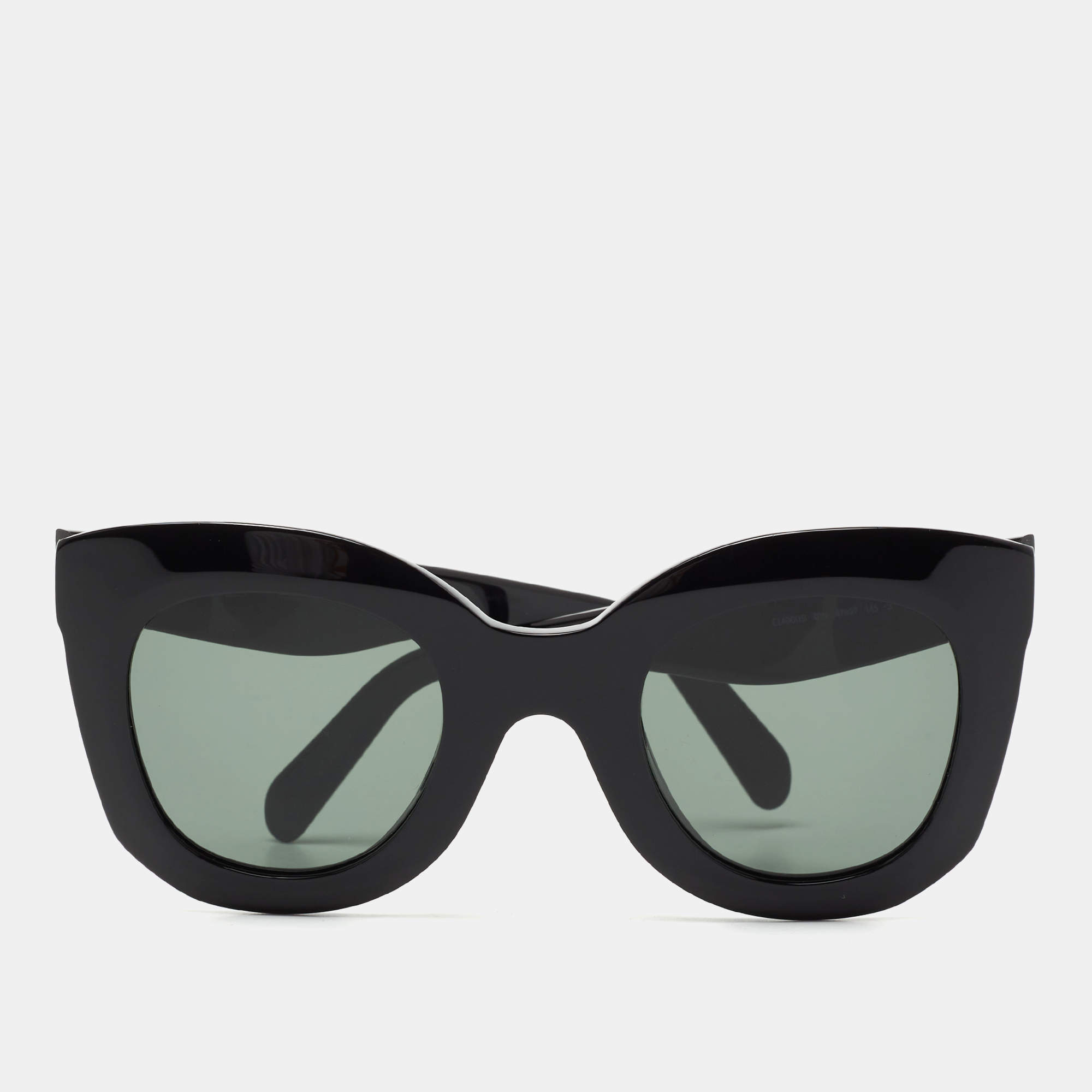 مملوكة مسبقًا Celine Black Cl4005- 1ON Cat Eye Sunglasses