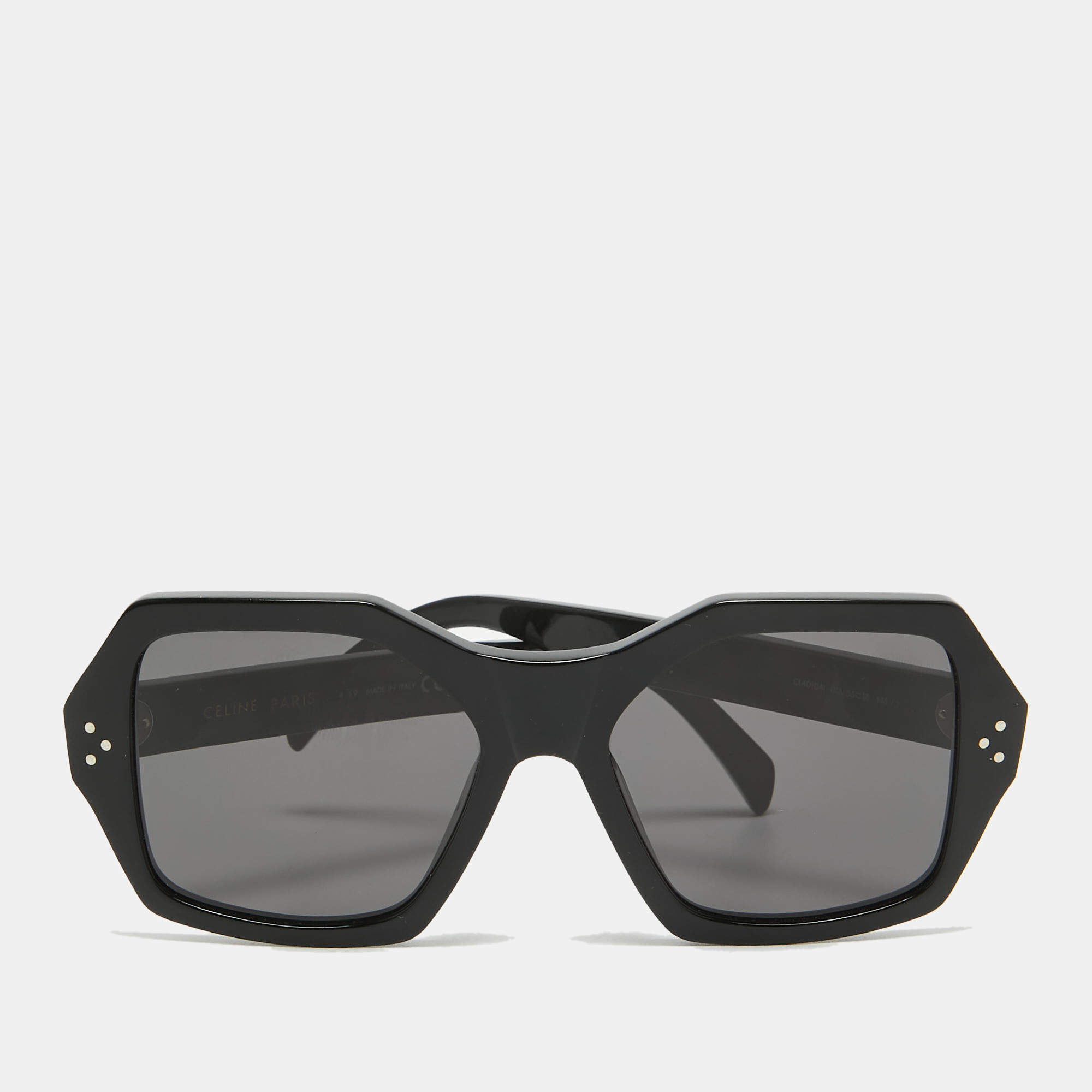 Pre Owned Celine Black CL401041 Square Sunglasses