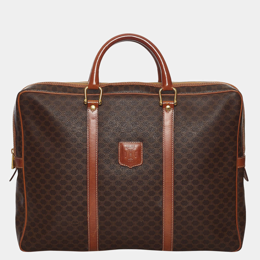 Celine Brown Macadam Briefcase