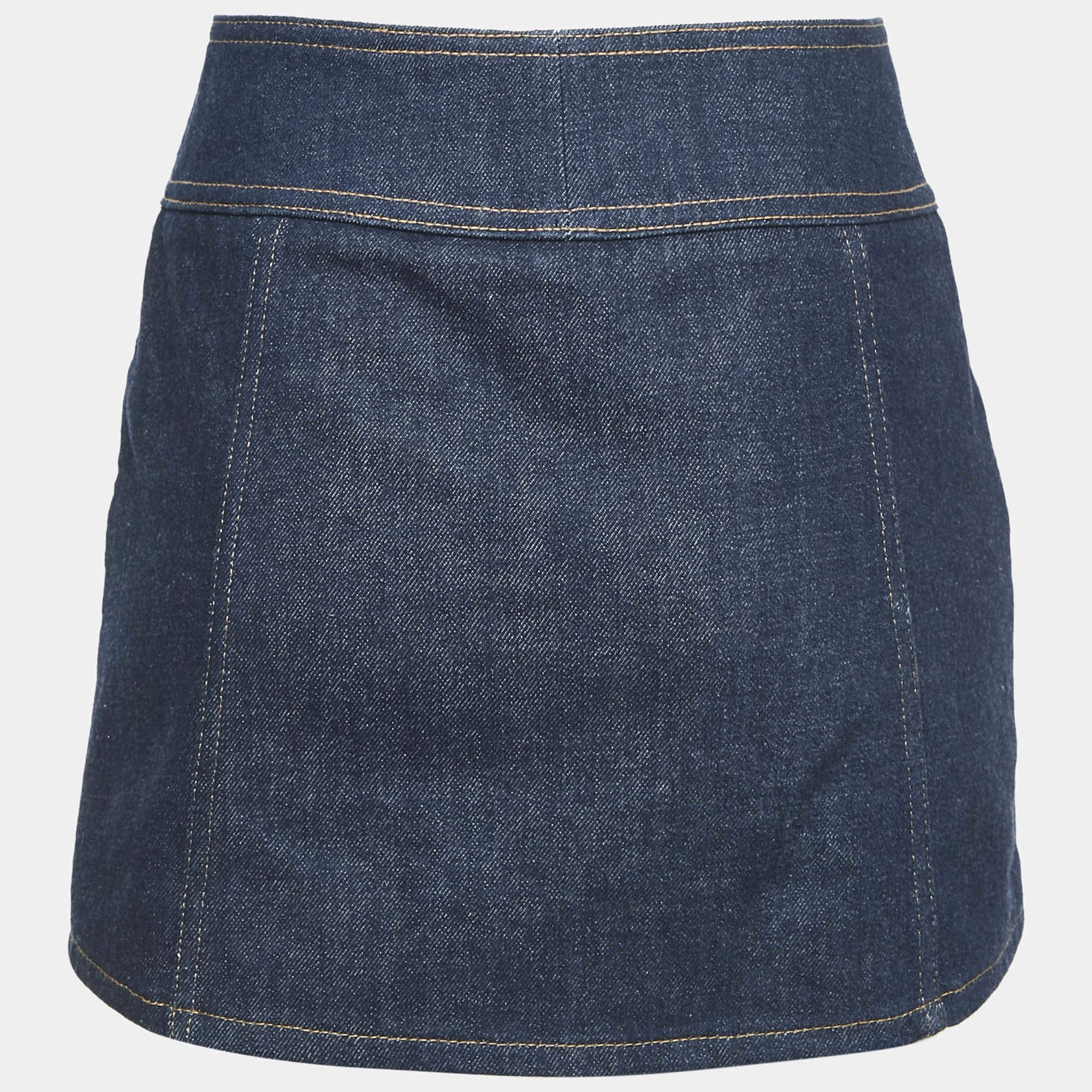 CELINE セリーヌ denim skirt 台形 レディース 38 y2k レディース 38 denim 台形 セリーヌ y2k CELINE skirt