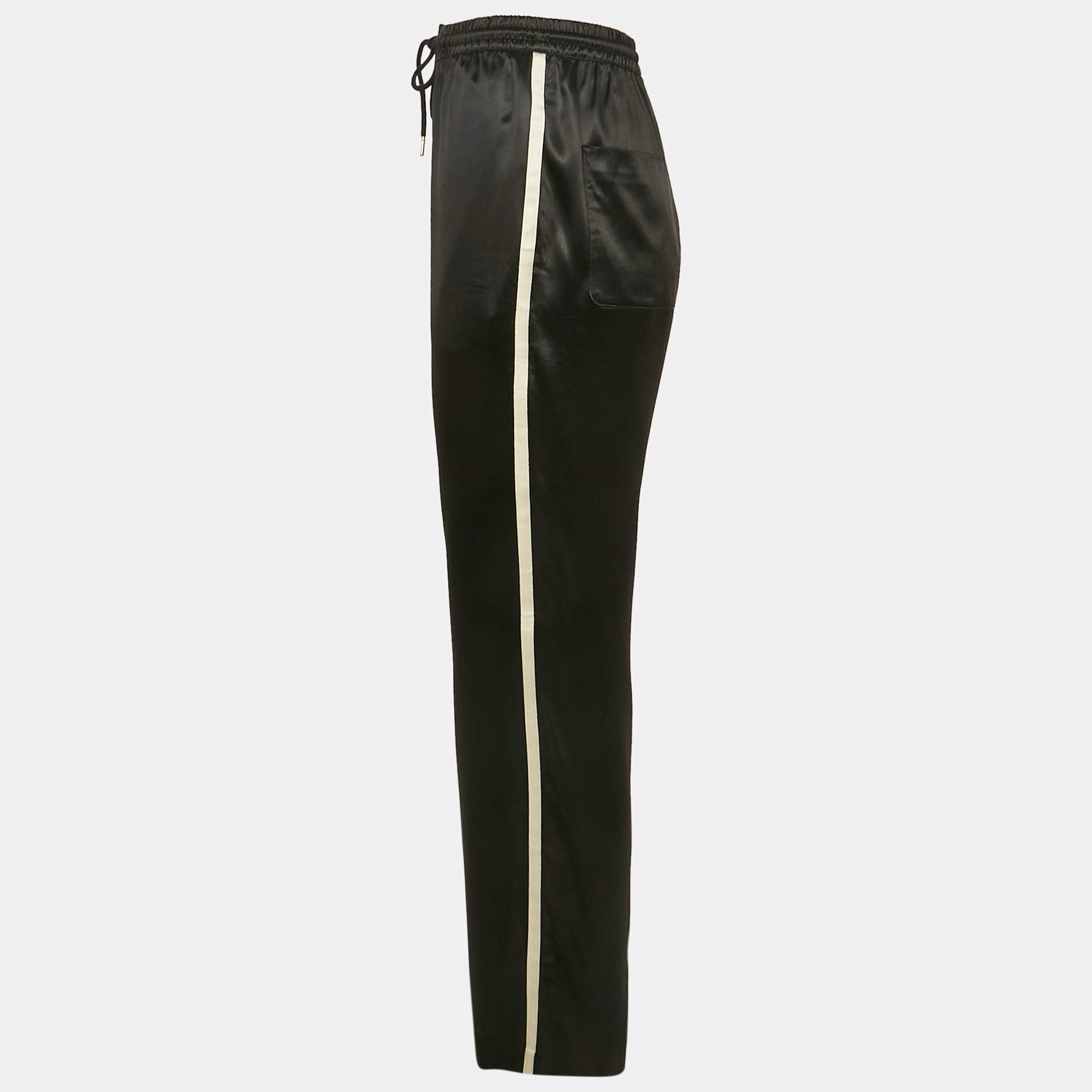 【日本入手困難】TRIOMPHE JOGGING PANTS IN FLOWING SATIN TRIOMPHE JOGGING PANTS IN FLOWING SATIN - BLACK | CELINE