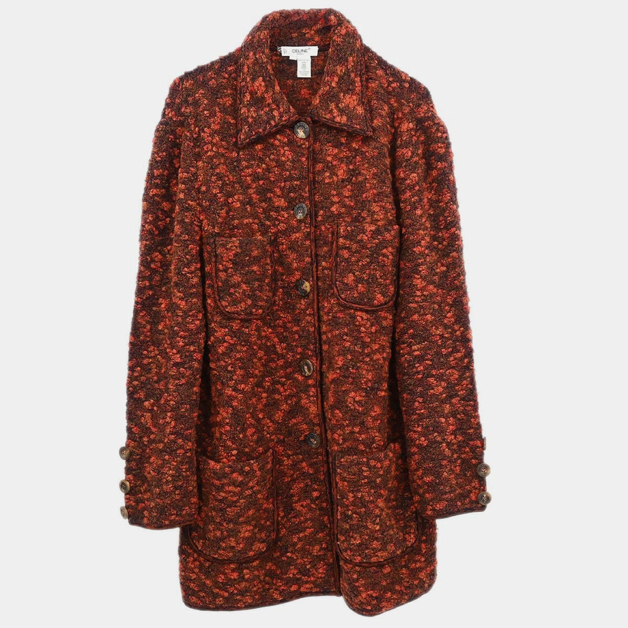 Pre Owned Celine Coat Brown #40