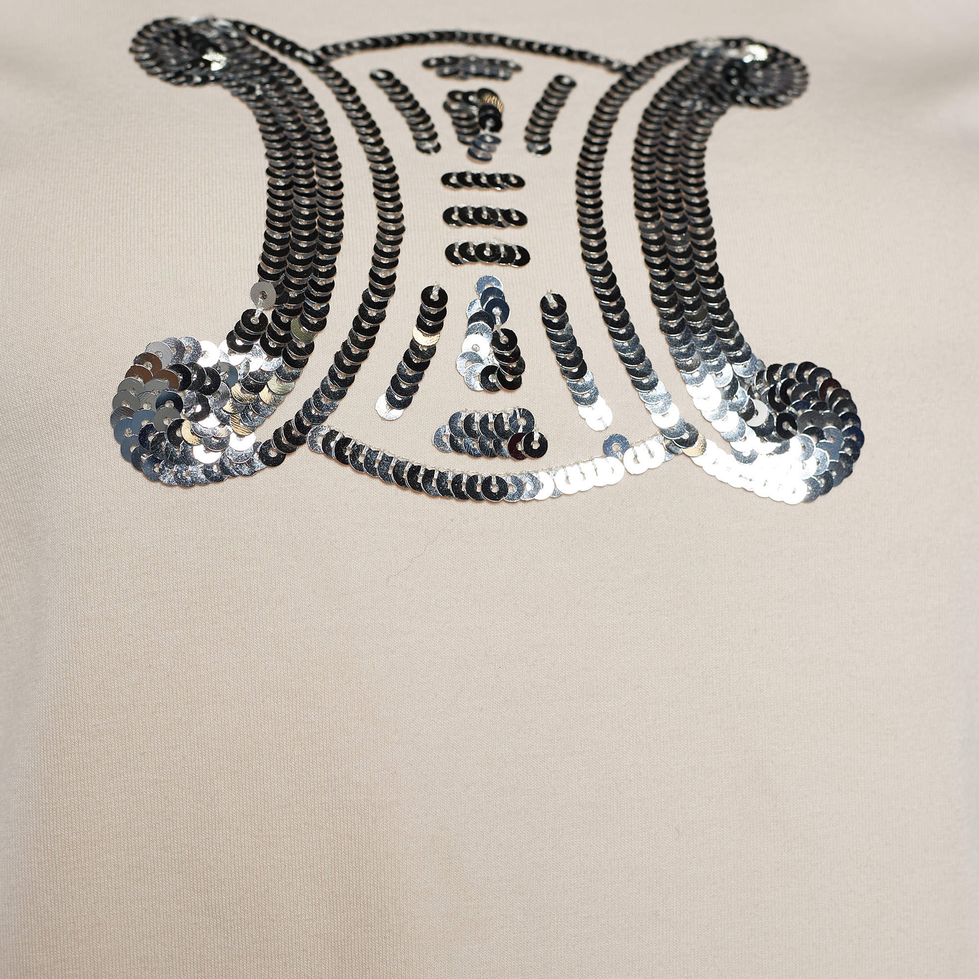 CELINE HOMME Oversized Sequin-Embellished Cotton-Mesh T-Shirt for Men