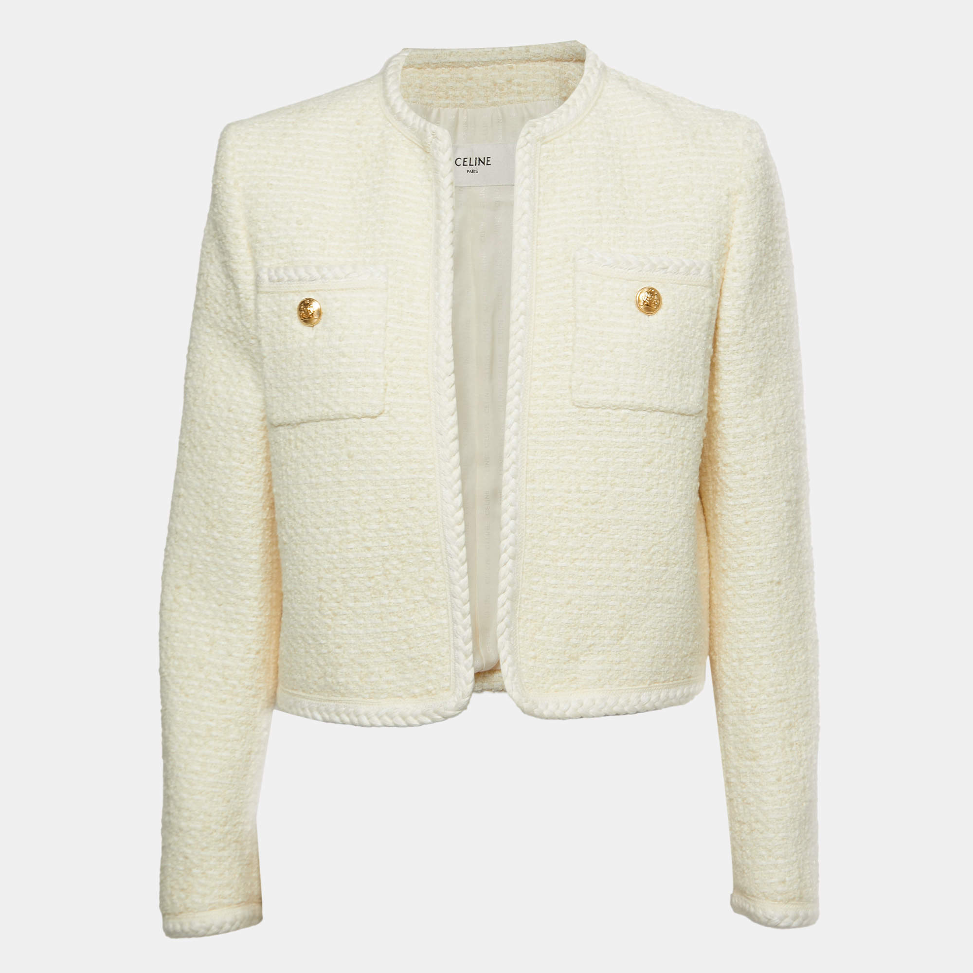 Tweed Knit Short Jacket – St. John Knits