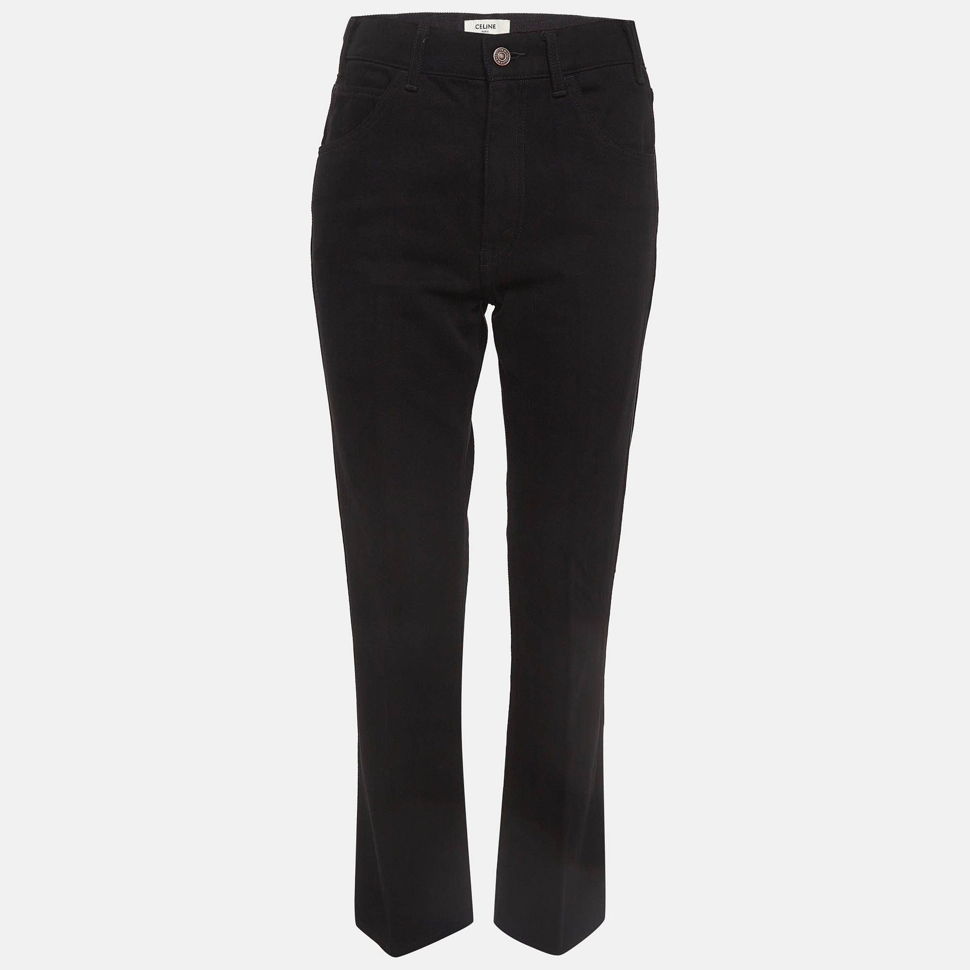 Celine Black Denim Jeans M Waist 30"