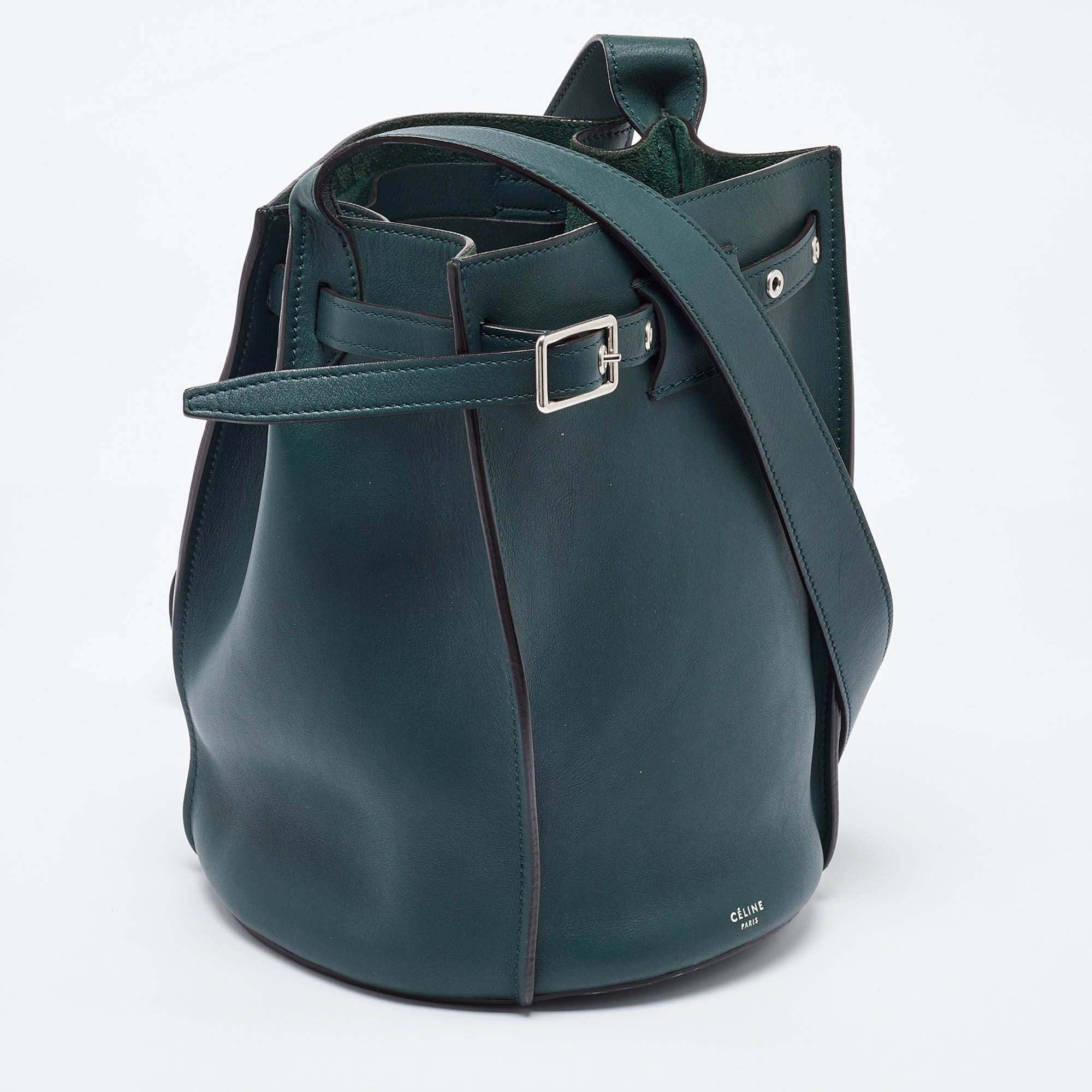 Celine bucket bag green online