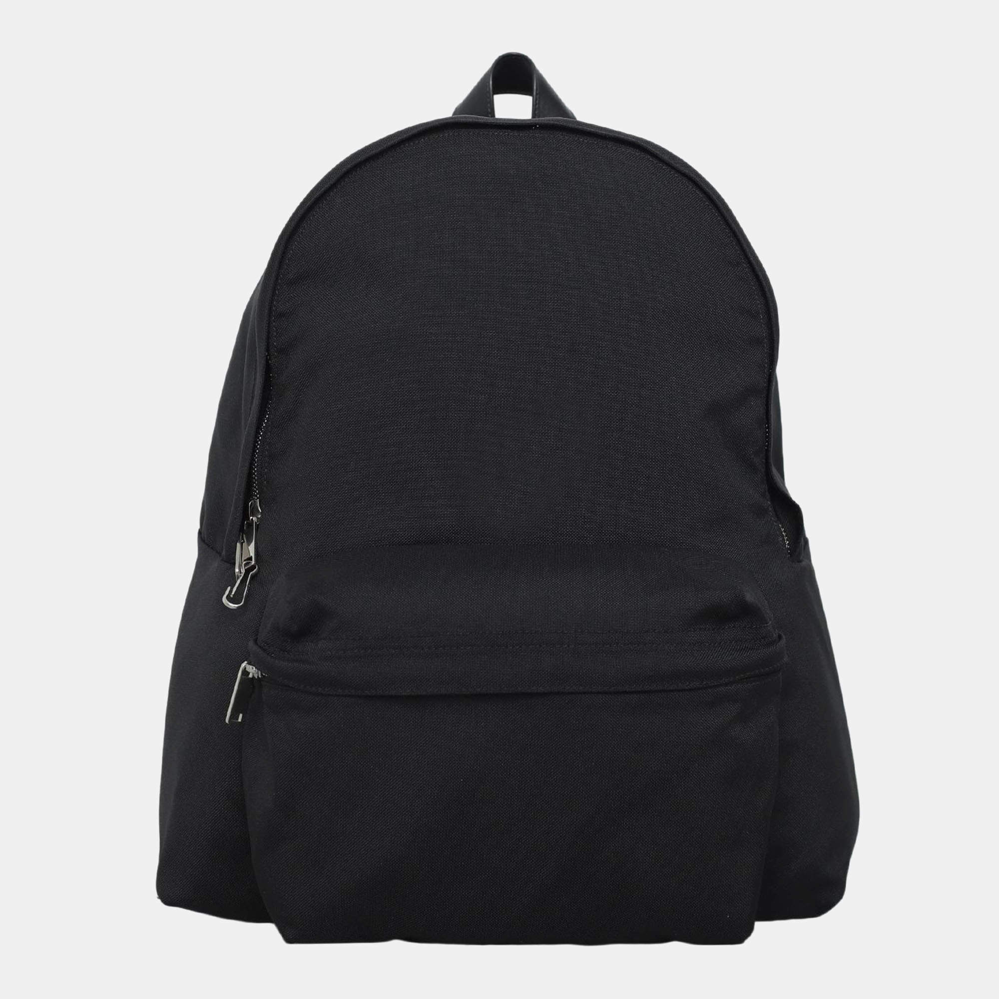 Celine Black Nylon Backpack