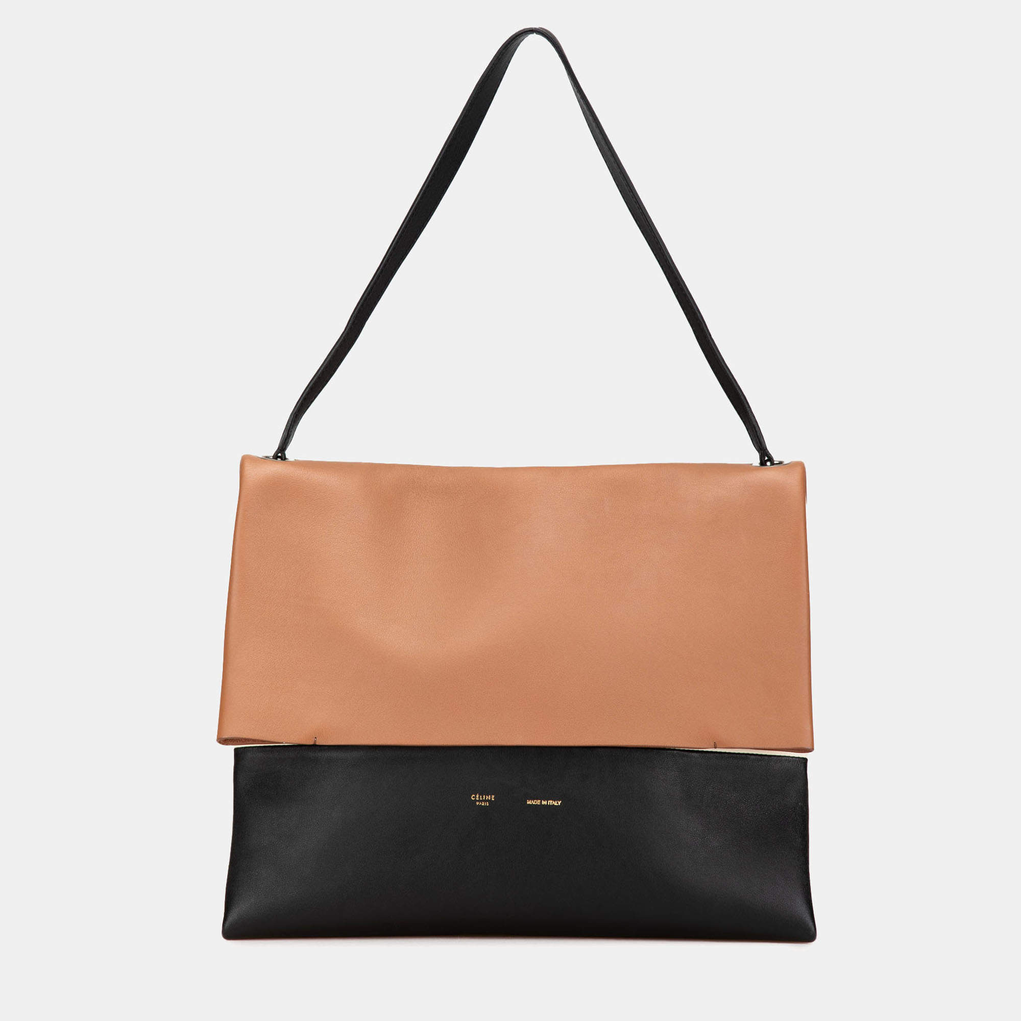 Celine Tricolor Leather All Soft Shoulder Bag