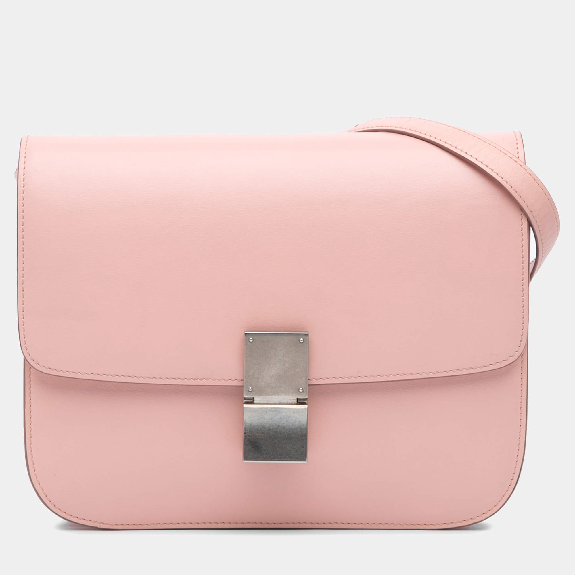 Celine Pink Medium Calfskin Classic Box