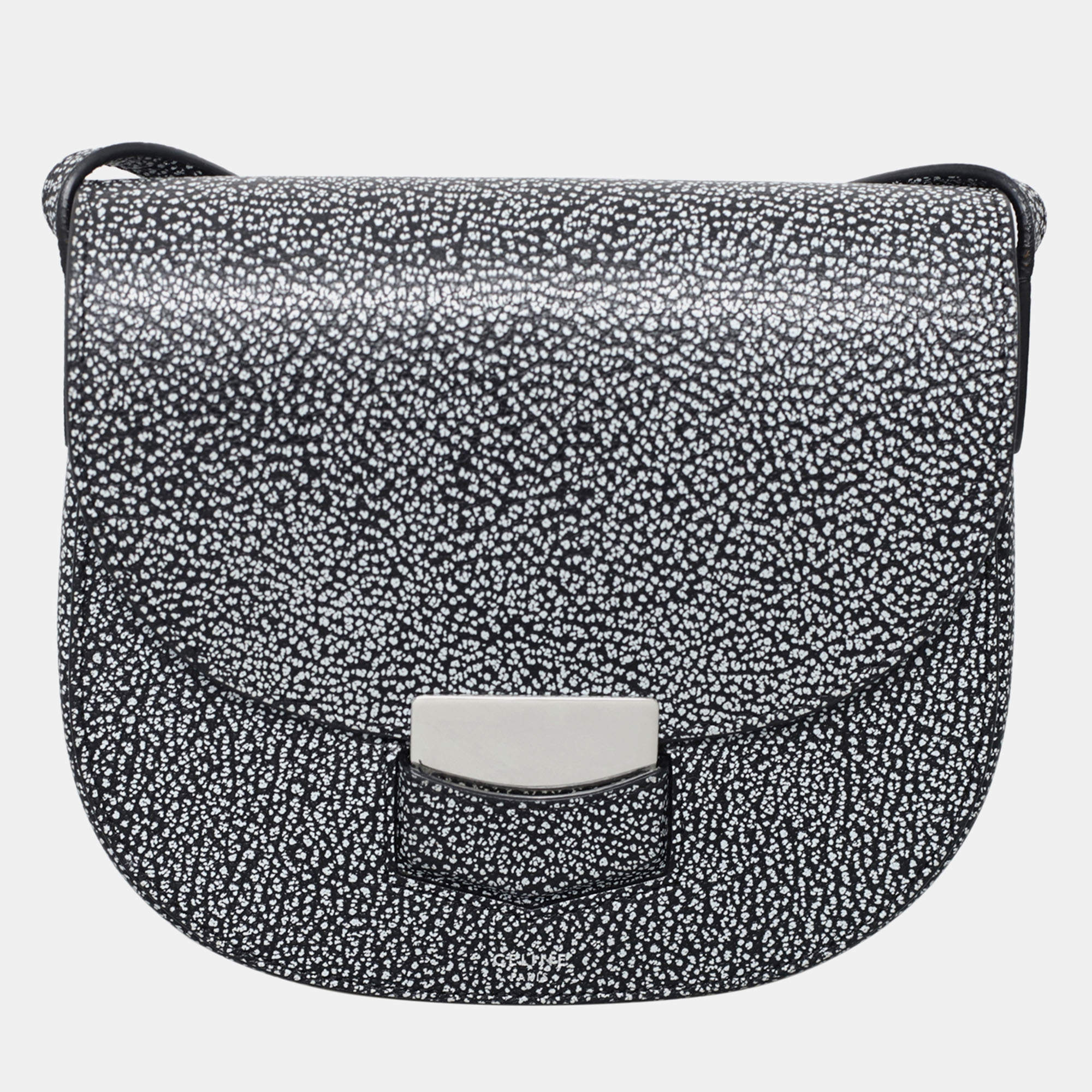 Pre Owned Celine Small Trotteur Crossbody Bag