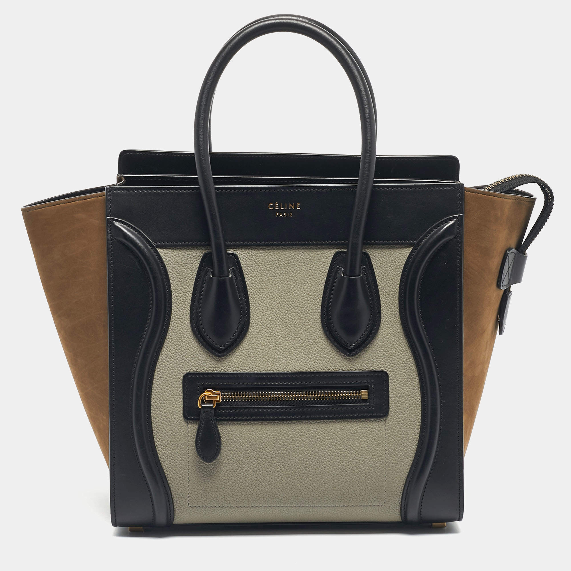 Pre Owned حقيبة يد توتس سيلين ميكرو لاغيدج جلد ثعبان متعدد الألوان 