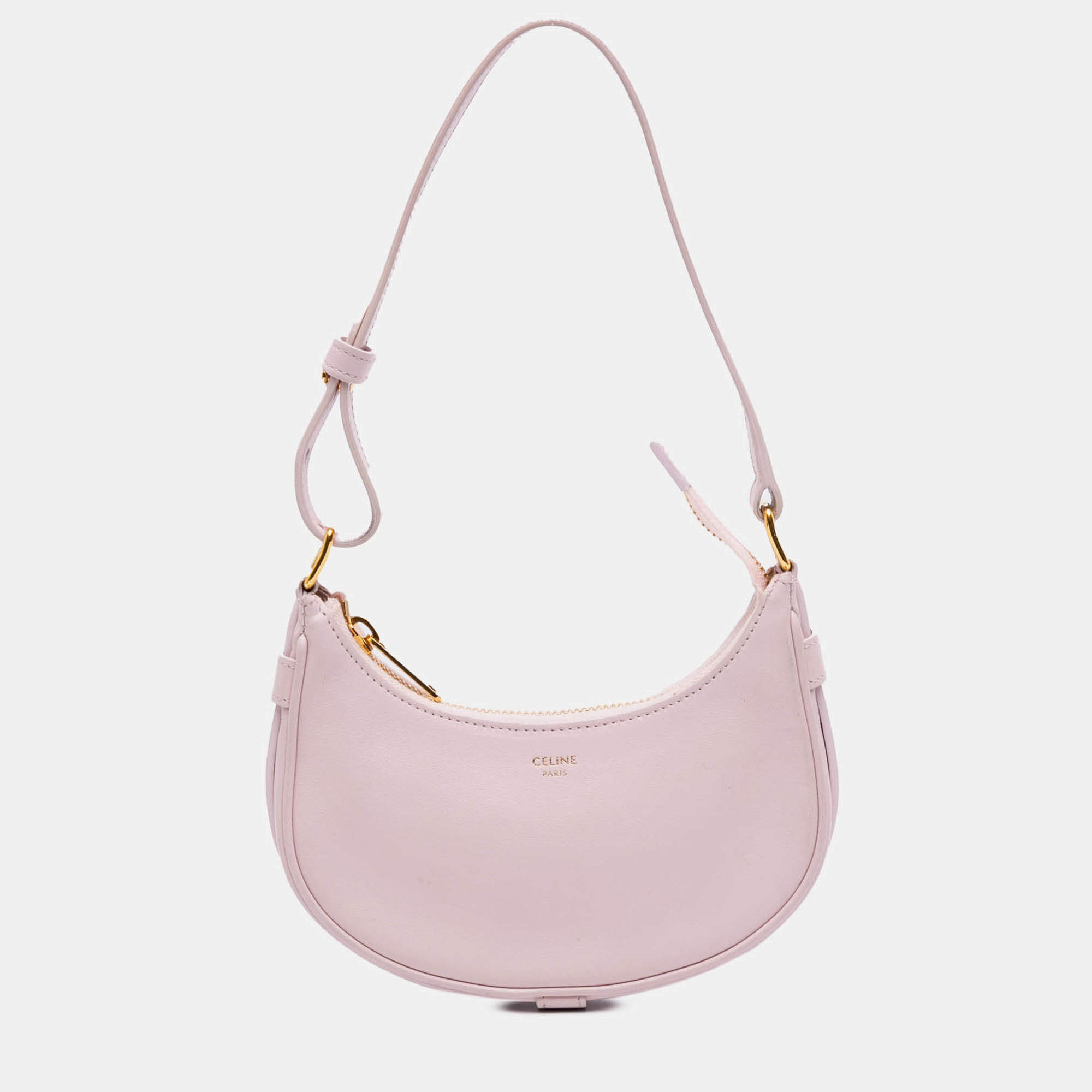 Pre Owned Celine Pink Mini Smooth Calfskin Ava Shoulder Bag