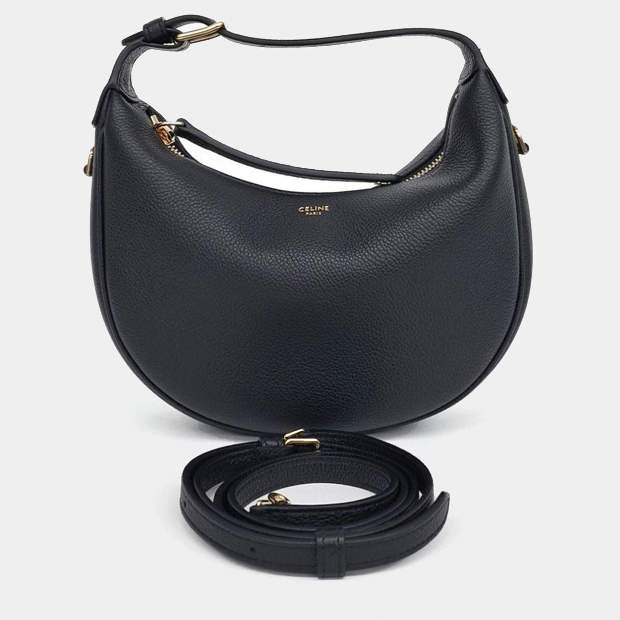 Pre Owned Celine Black Leather Teen Lulu Bag