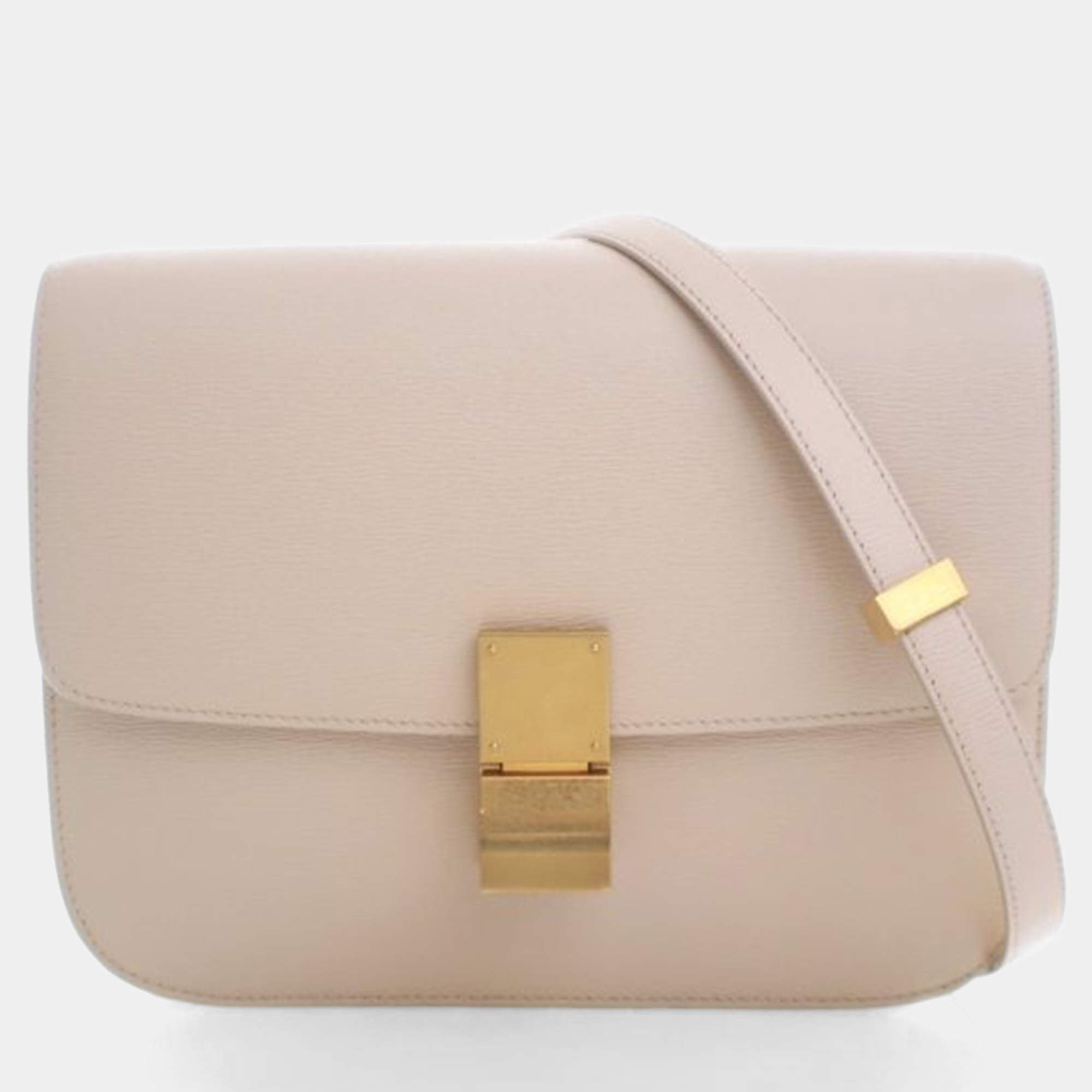 Pre Owned Celine Medium Calfskin Box Bag