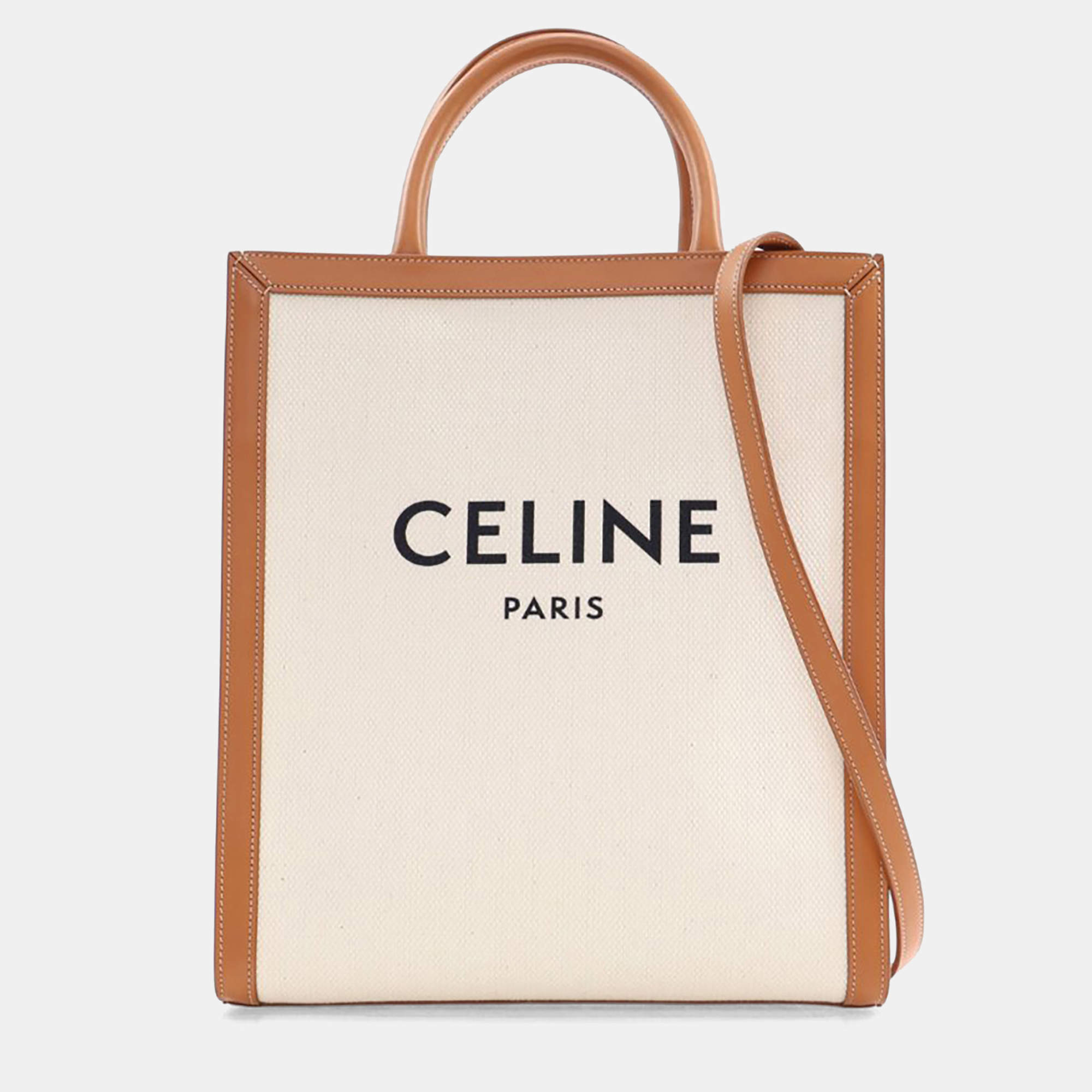 Pre Owned Celine Small Vertical Cabas Tote