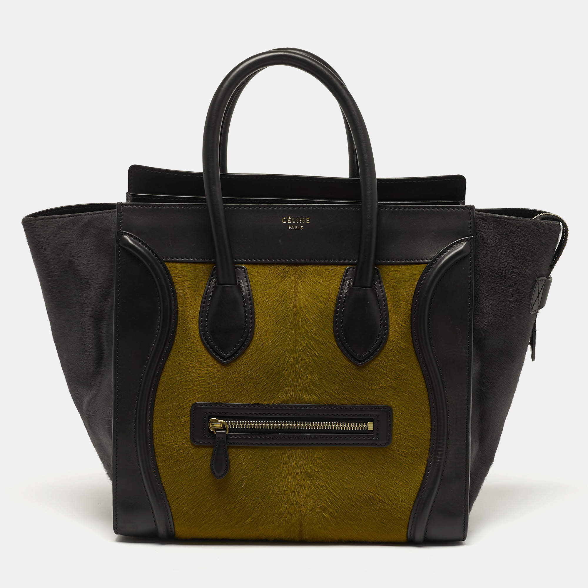 مملوكة مسبقًا حقيبة يد سيلين لاجدج صغيرة جلد بيج