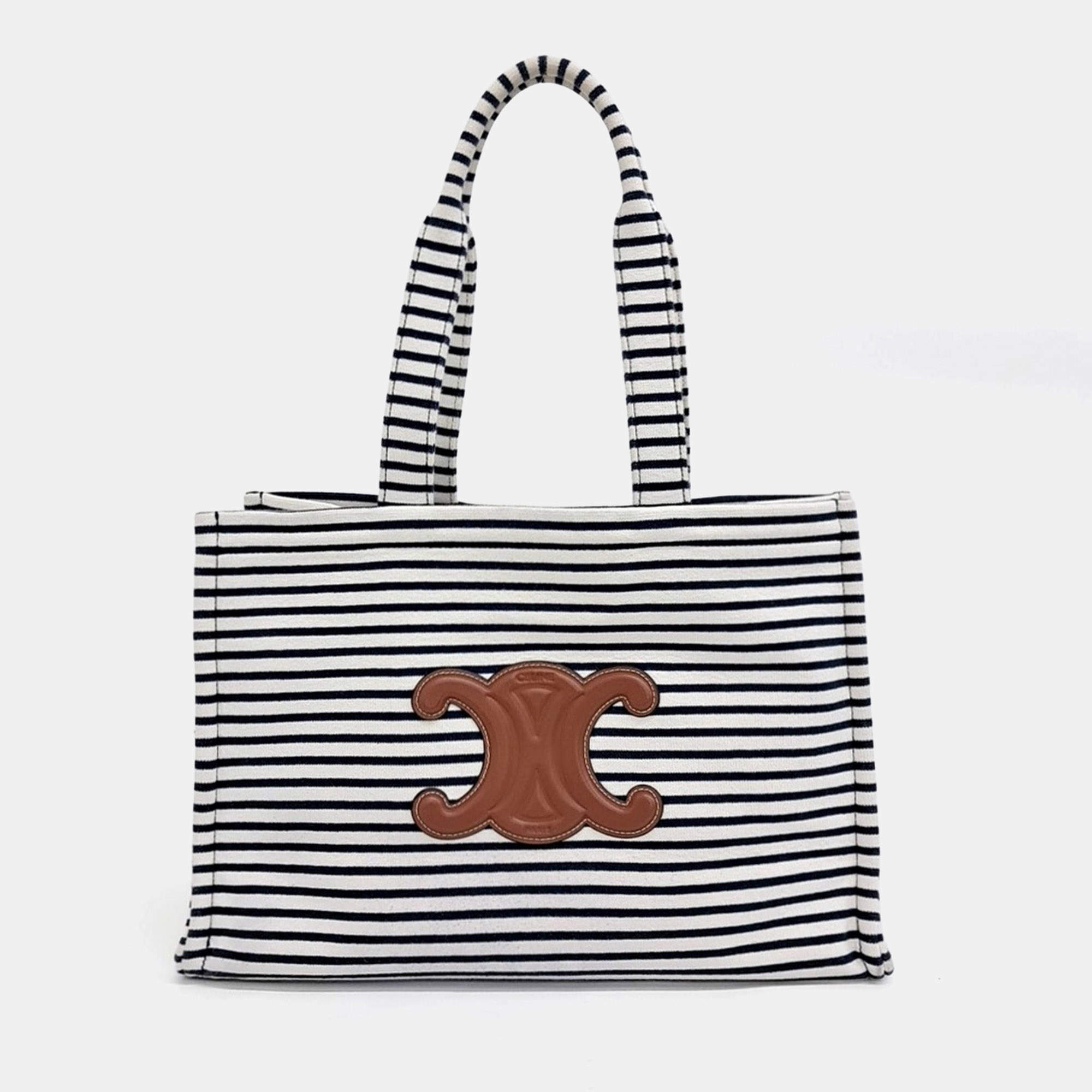 مملوكة مسبقًا Celine Multicolor Fabric Cabas Thais Large